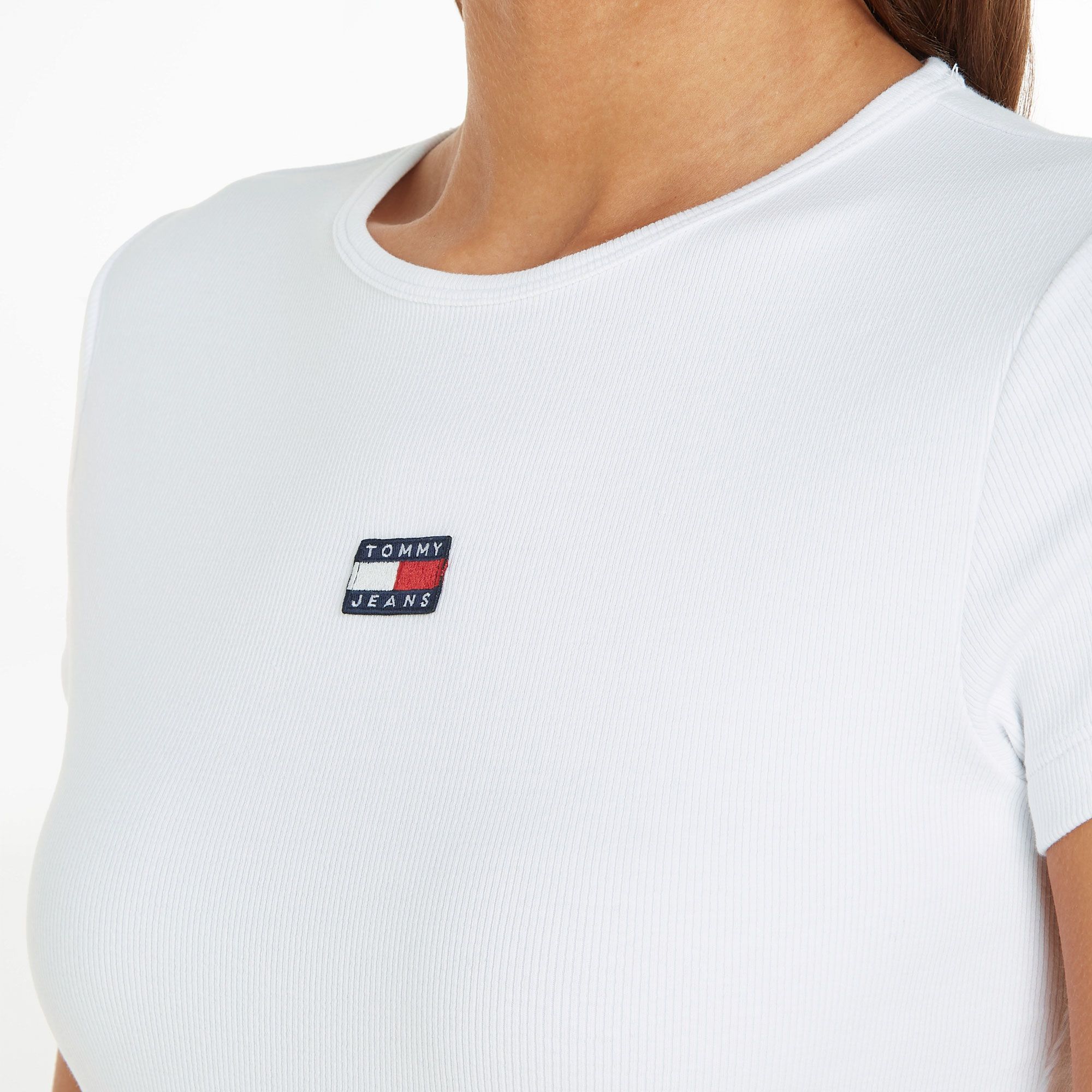 Tommy Hilfiger BBY Small Badge Rib Shirt Dames