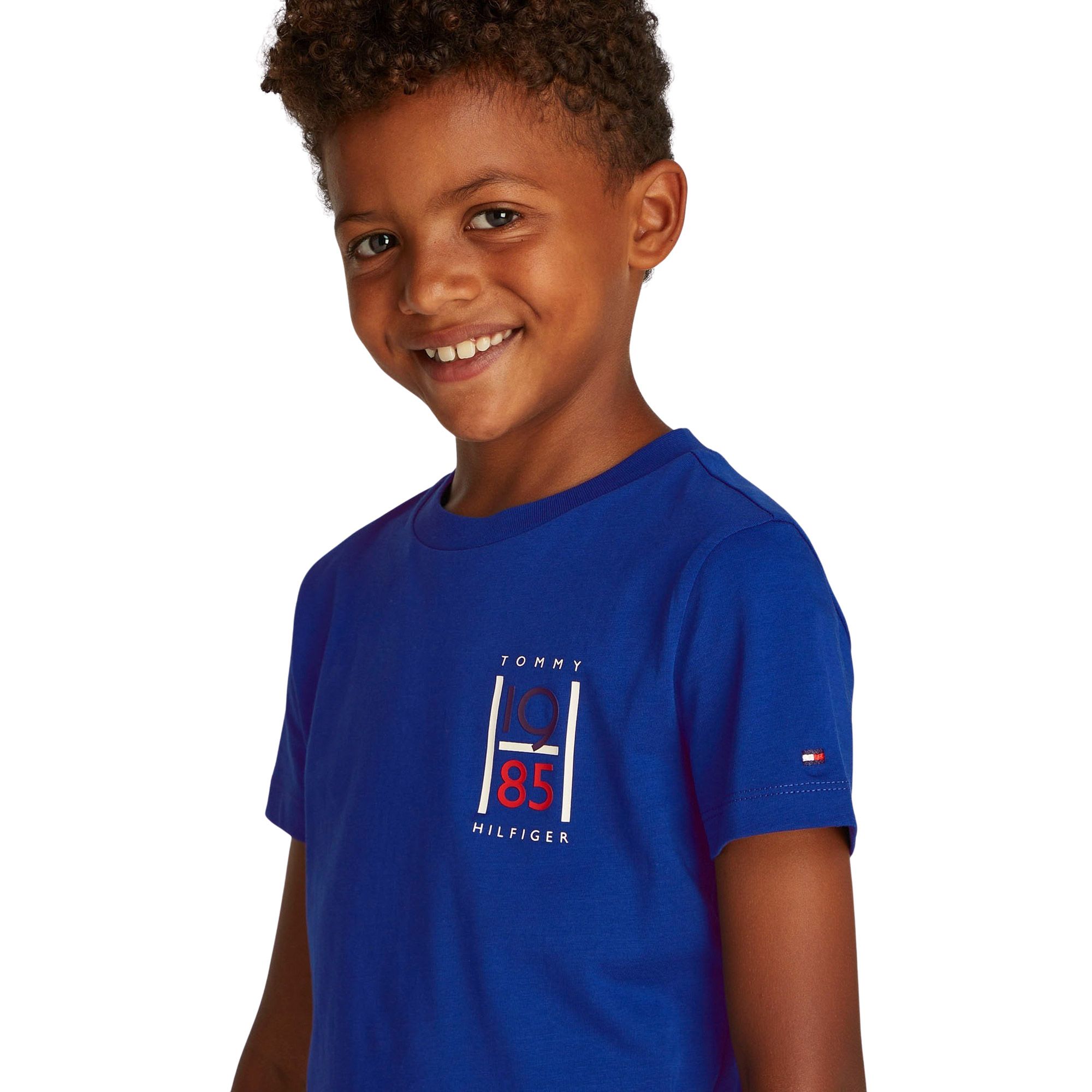 Tommy Hilfiger Graphic Logo Crew Shirt Junior