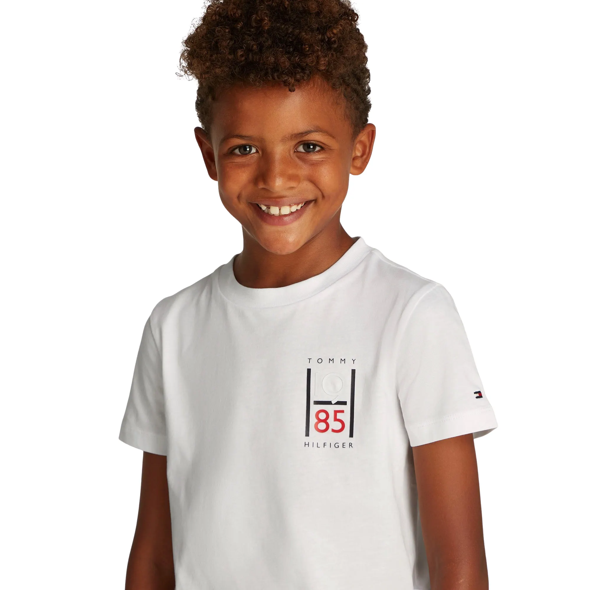 Tommy Hilfiger Graphic Logo Crew Shirt Junior