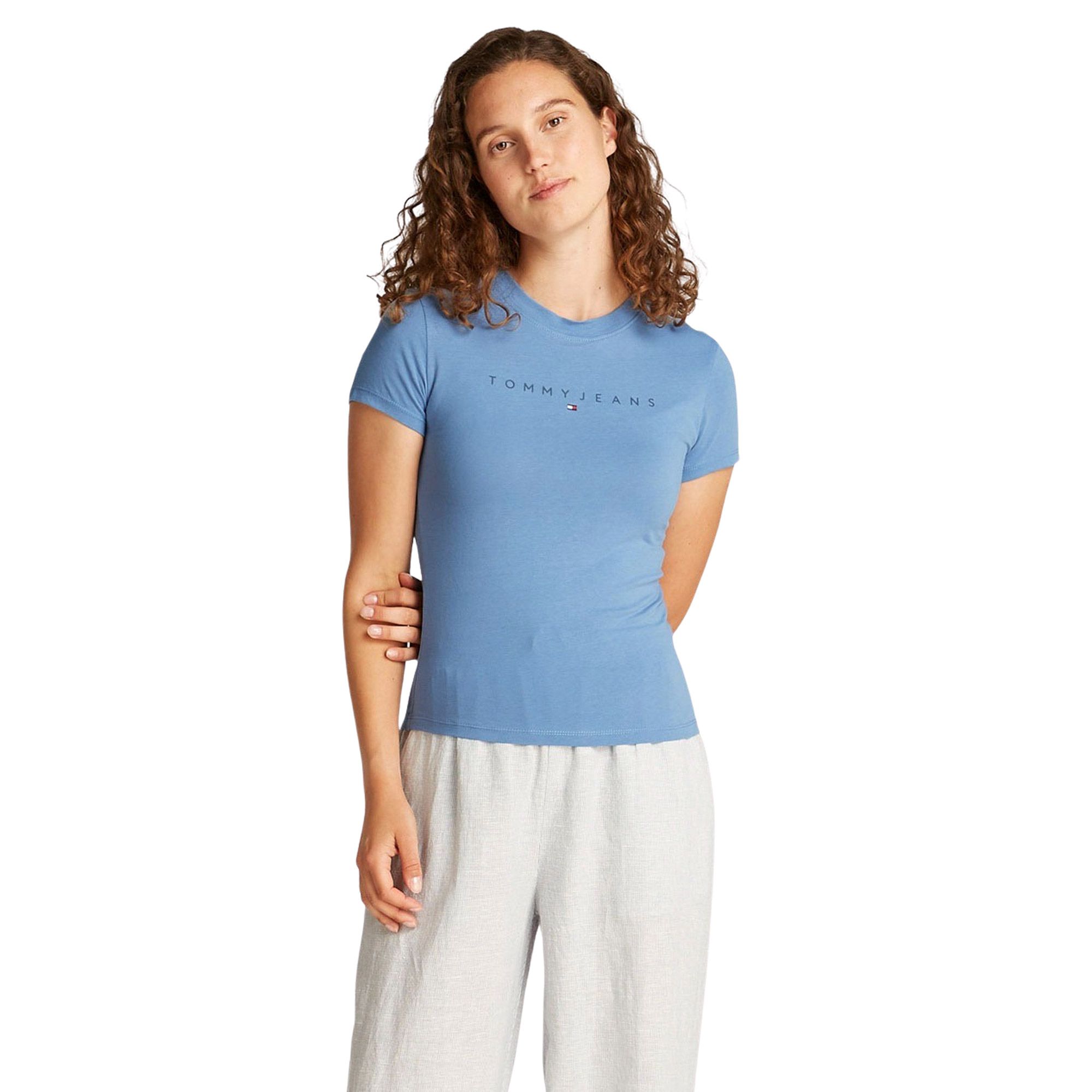 T-shirt Tommy Hilfiger Slim Tonal Linear Femmes
