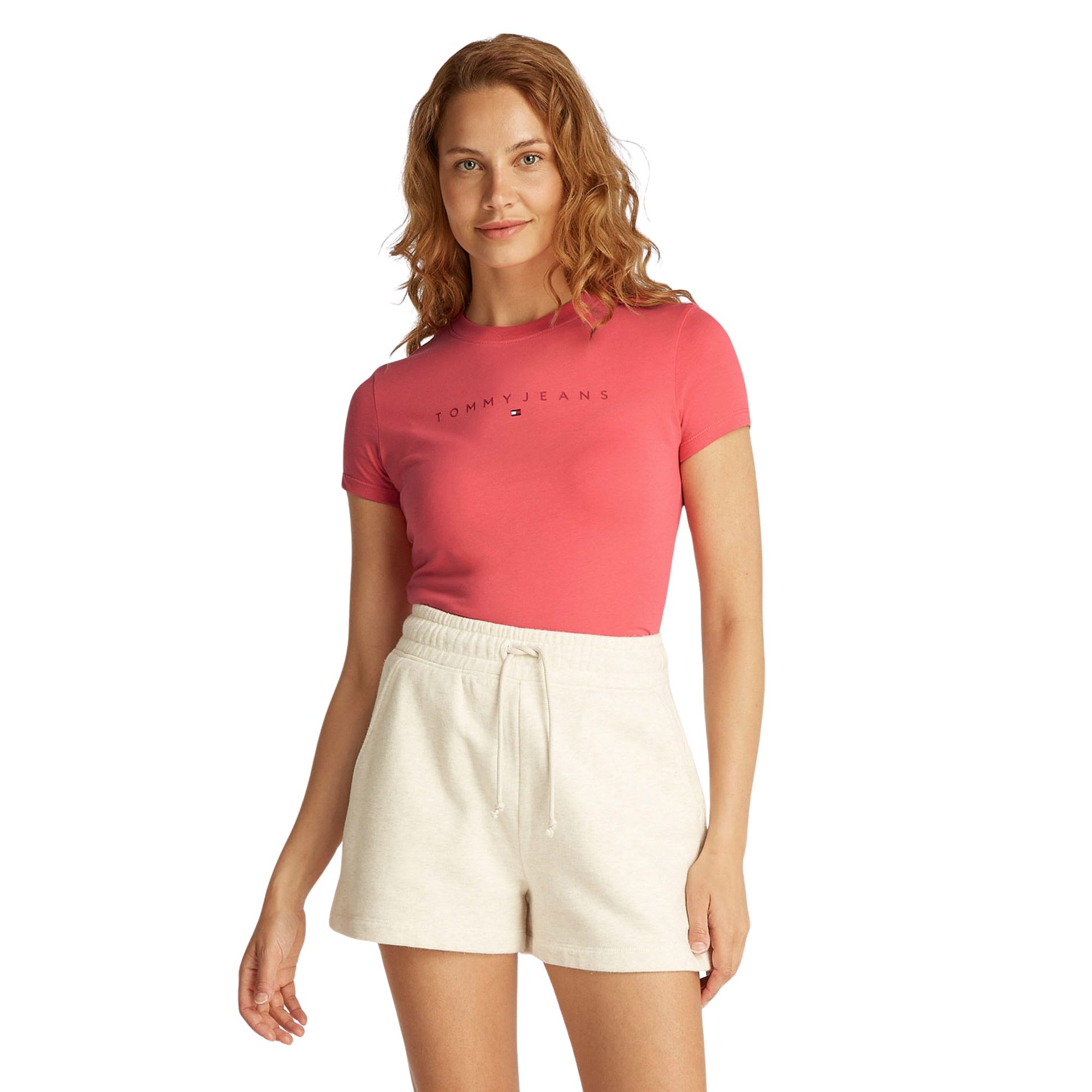 T-shirt Tommy Hilfiger Slim Tonal Linear Femmes