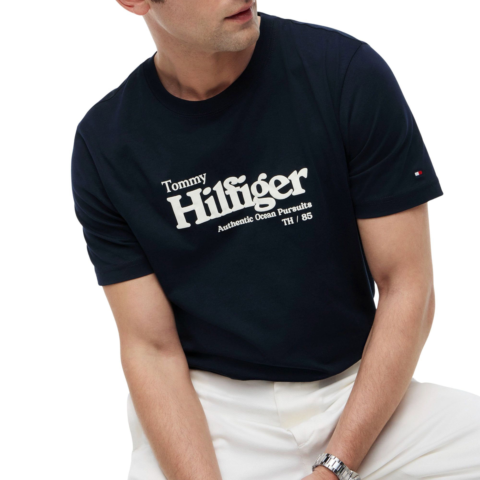 Tommy Hilfiger Nautical Chest Graphic Shirt Heren