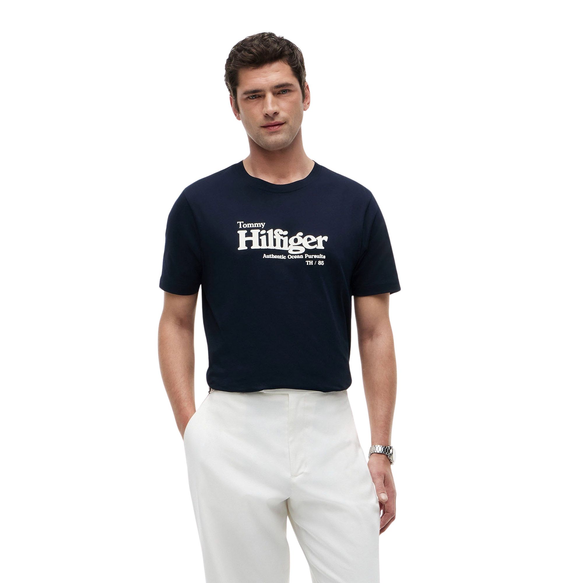 Tommy Hilfiger Nautical Chest Graphic Shirt Heren