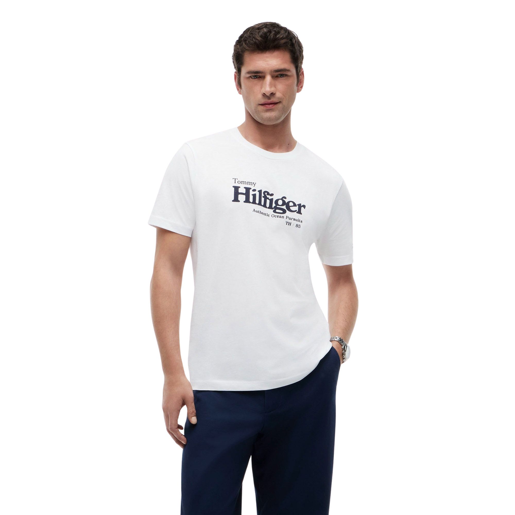 Tommy Hilfiger Nautical Chest Graphic Shirt Heren