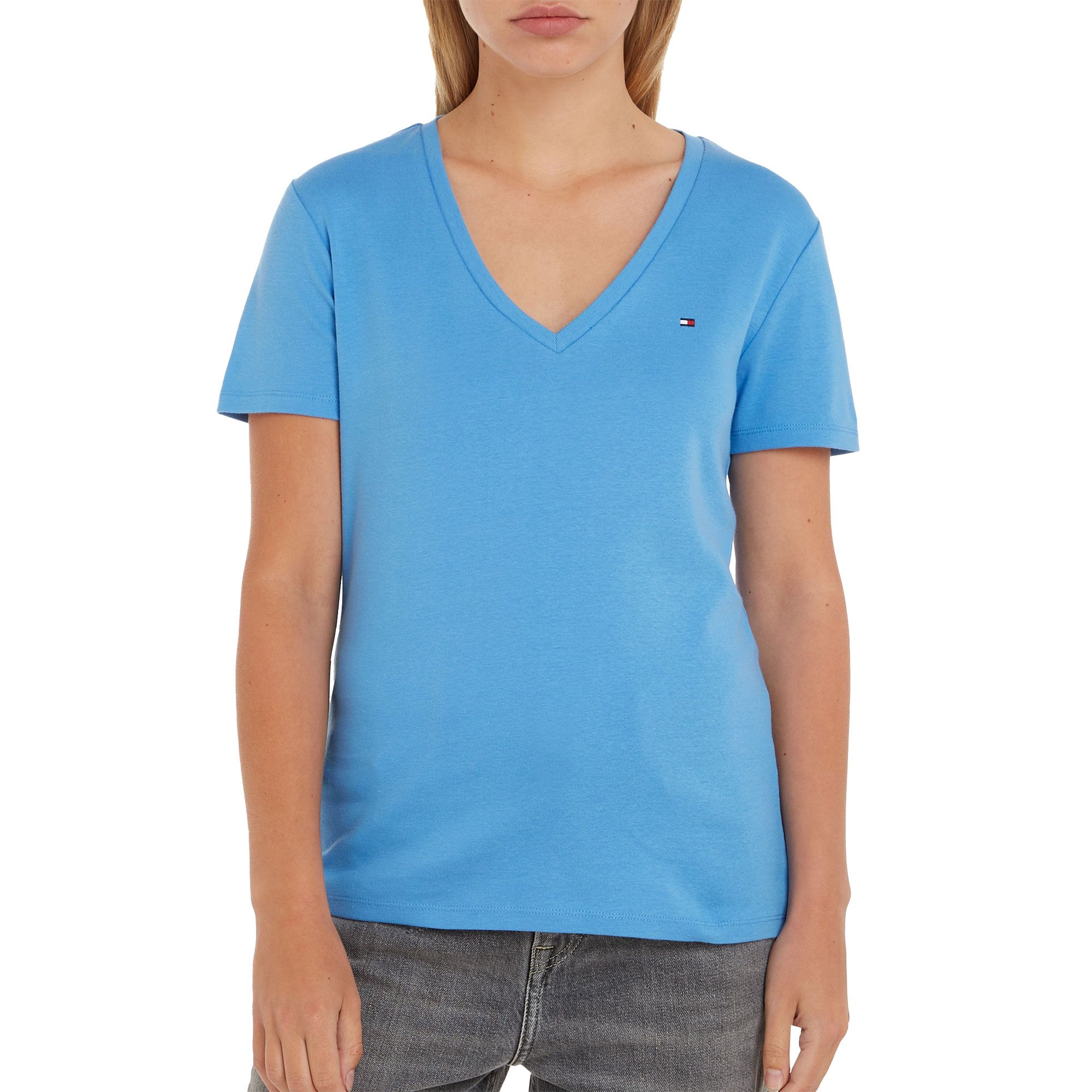 Tommy Hilfiger Slim Cody V-neck Shirt Dames
