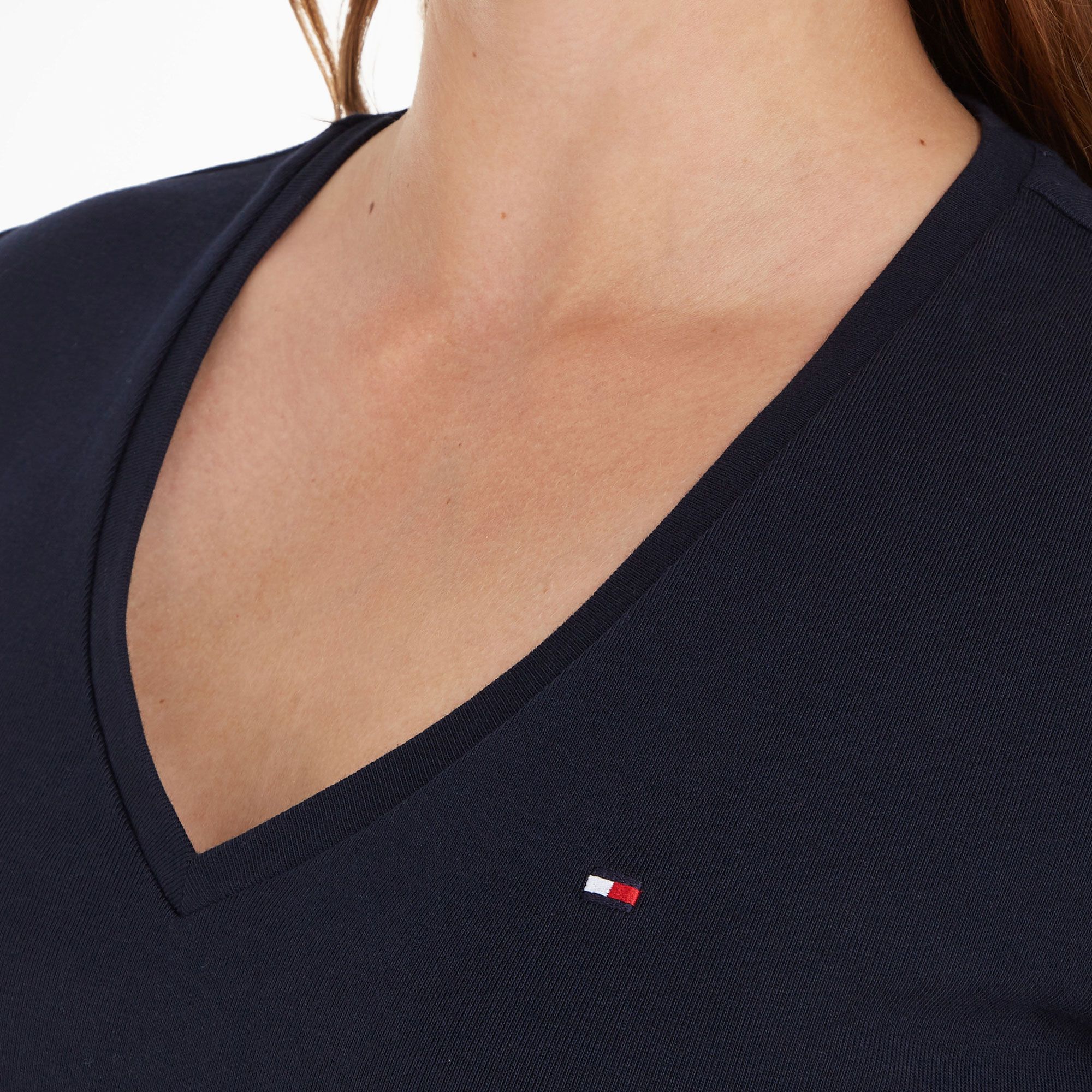 Tommy Hilfiger Slim Cody V-neck Shirt Dames