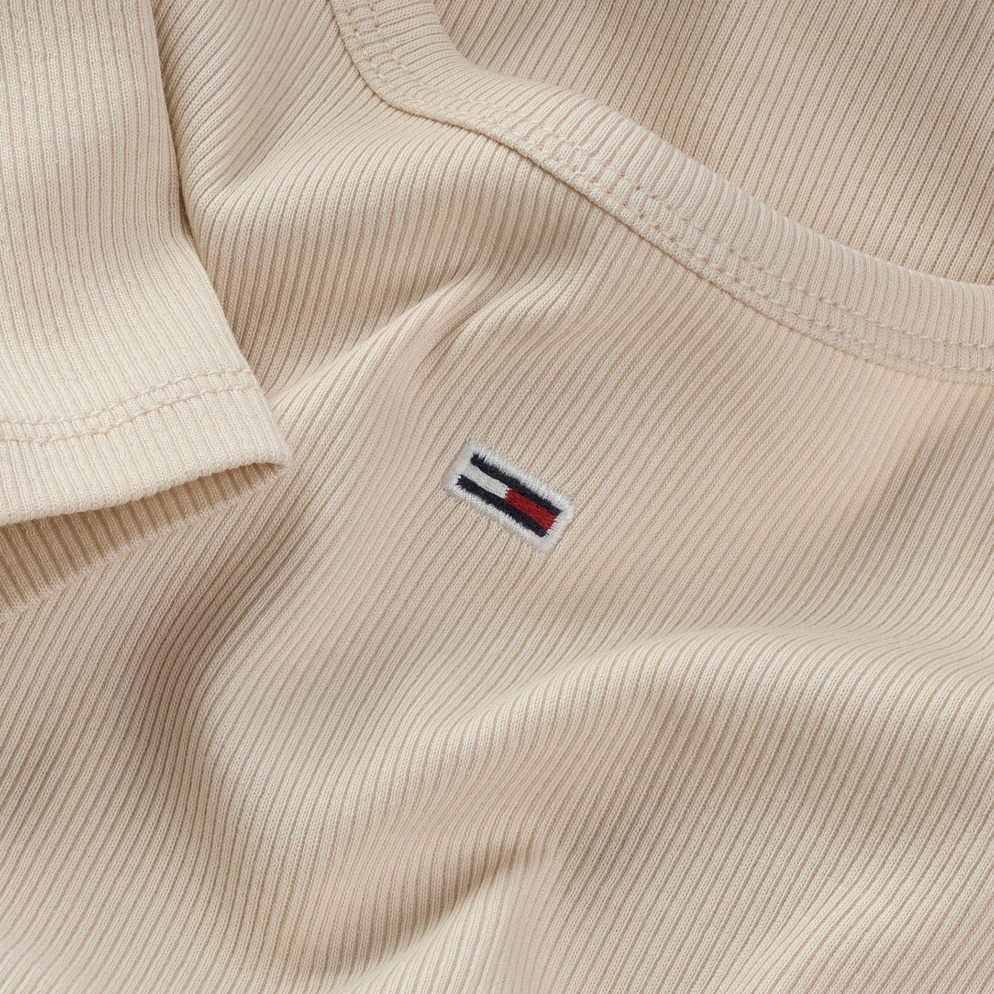 Tommy Hilfiger Essential Slim Rib-Knit Shirt Dames
