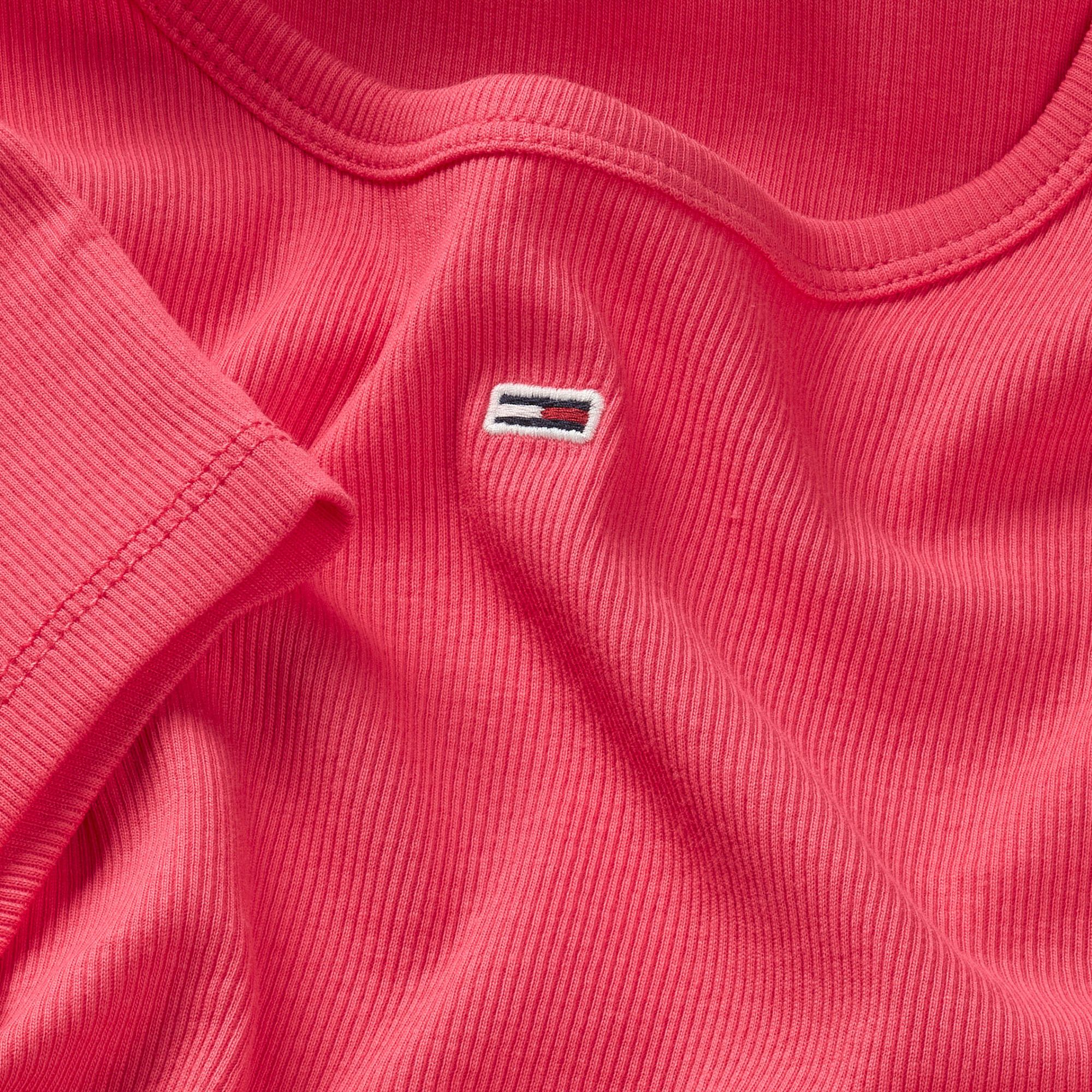 T-shirt Tommy Hilfiger Essential Slim Rib-Knit Femmes