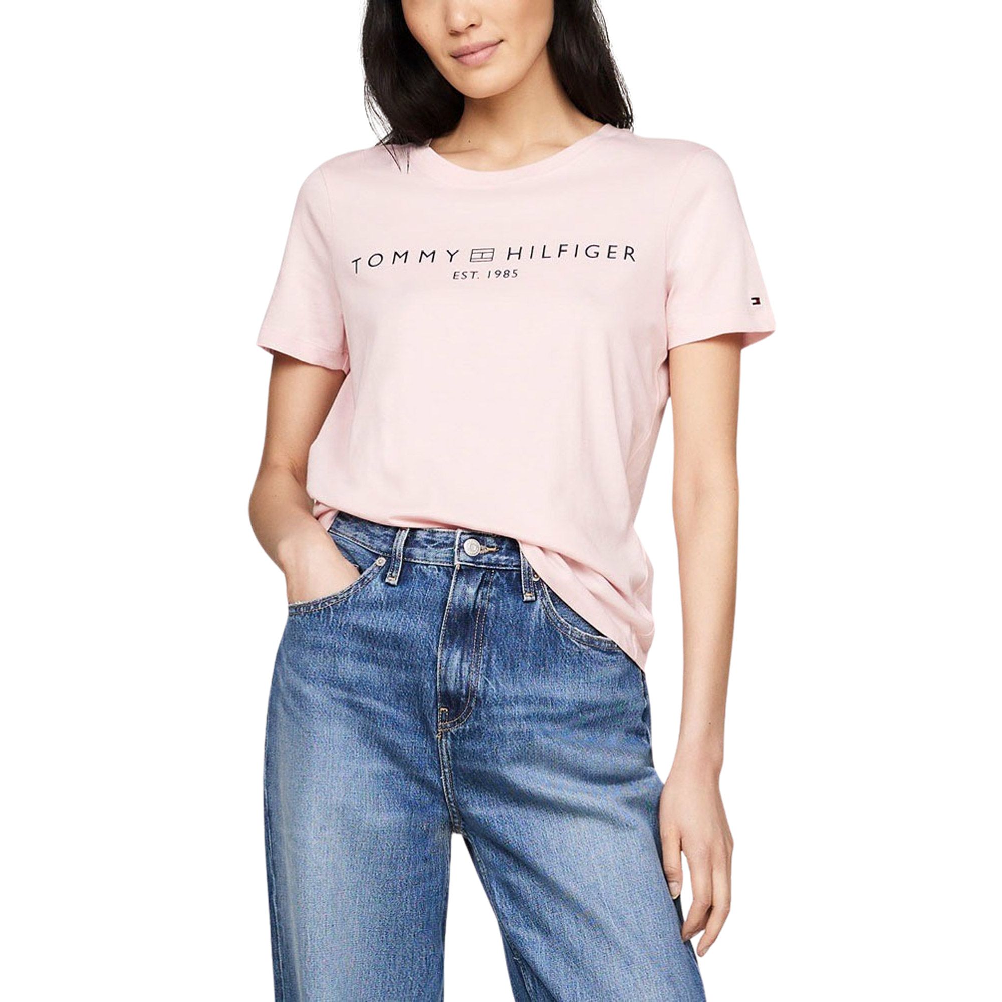 Tommy Hilfiger Regular Corp Logo Shirt Dames