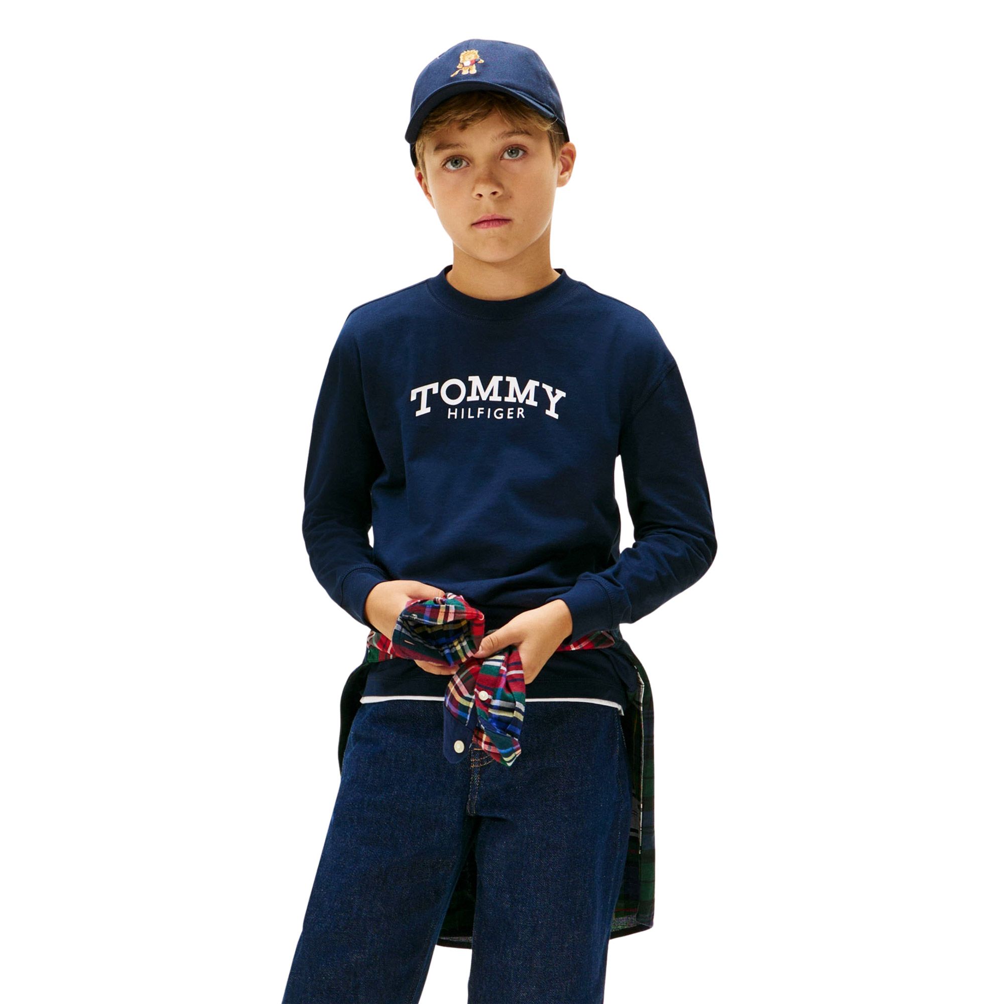 Tommy Hilfiger Monotype Print Longsleeve Shirt Junior