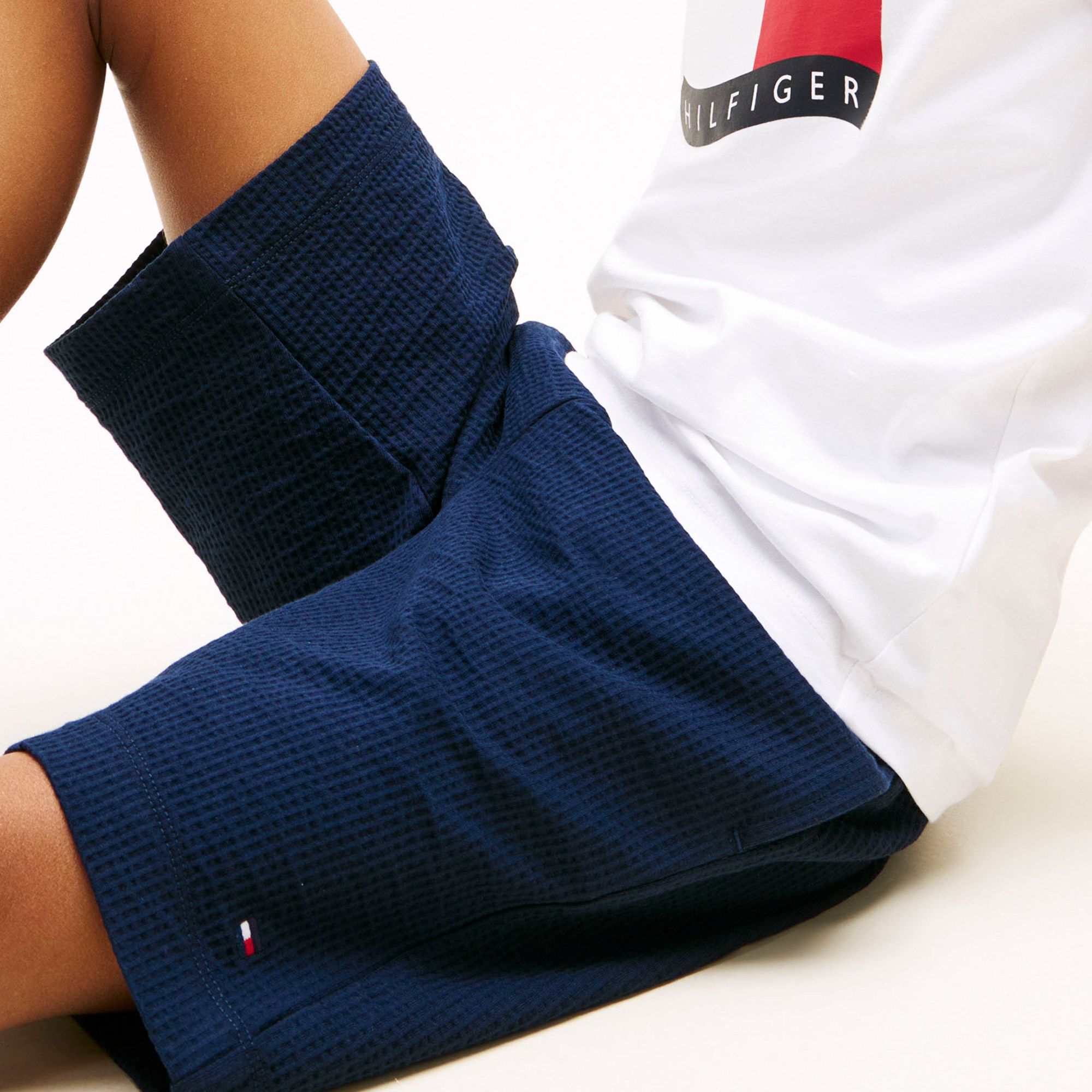 Tommy Hilfiger Jersey Seersucker Sweatshort Junior