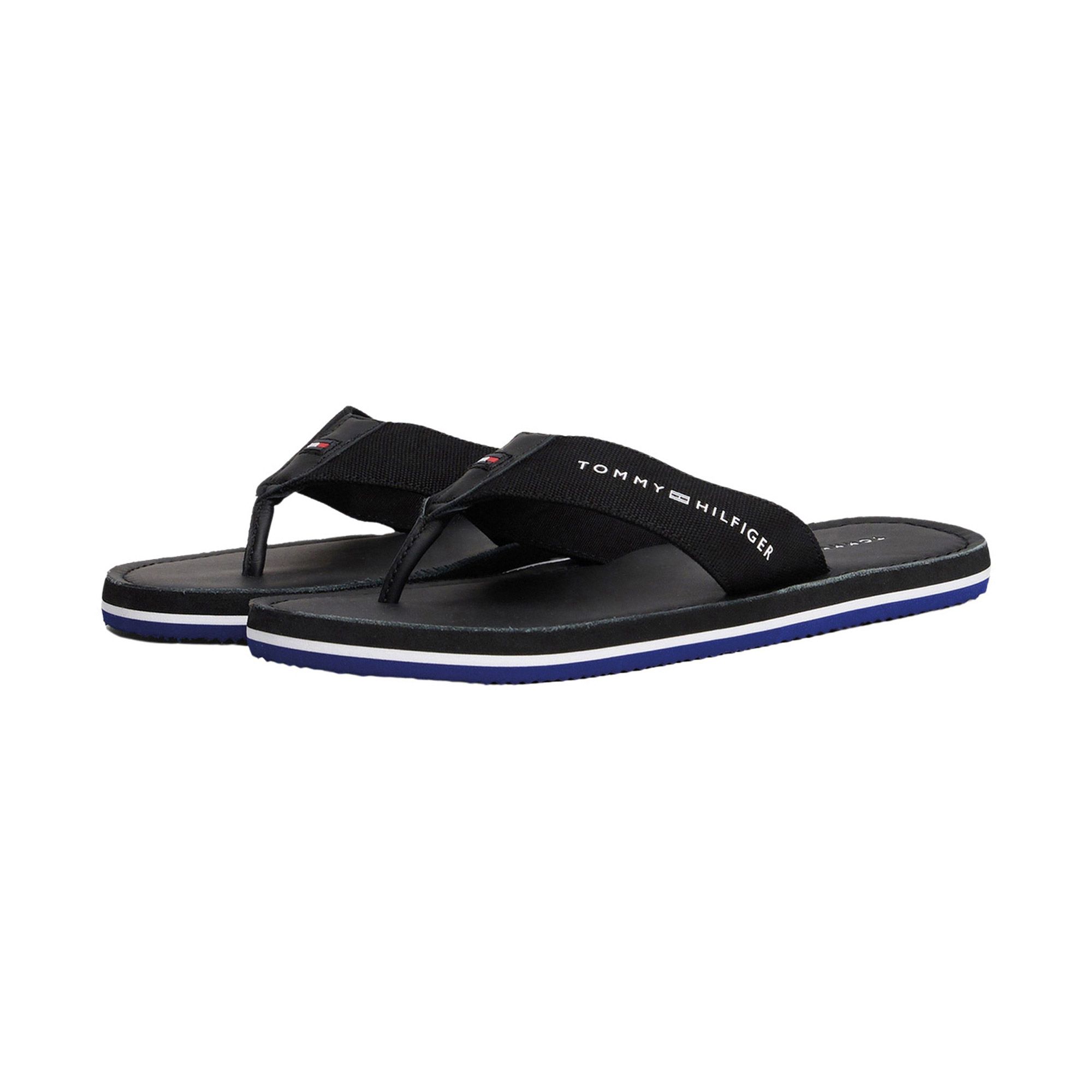 Tommy Hilfiger Logo Canvas Strap Teenslippers Heren