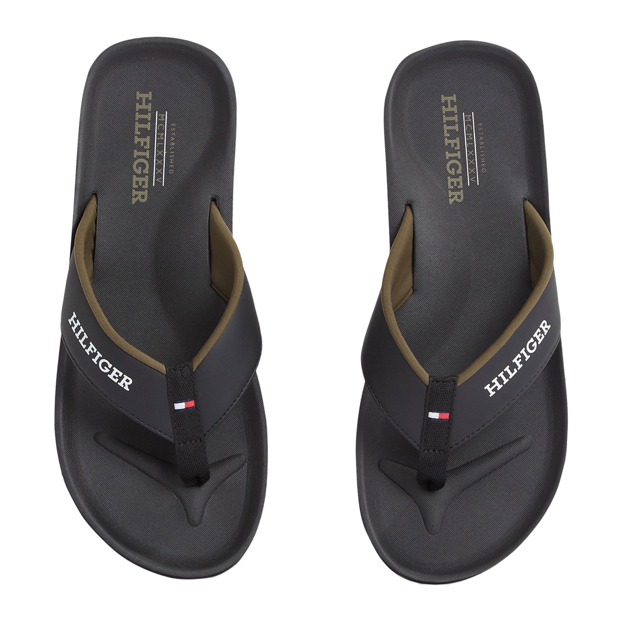 Tommy Hilfiger Padded Comfort Logo Strap Teenslippers Heren