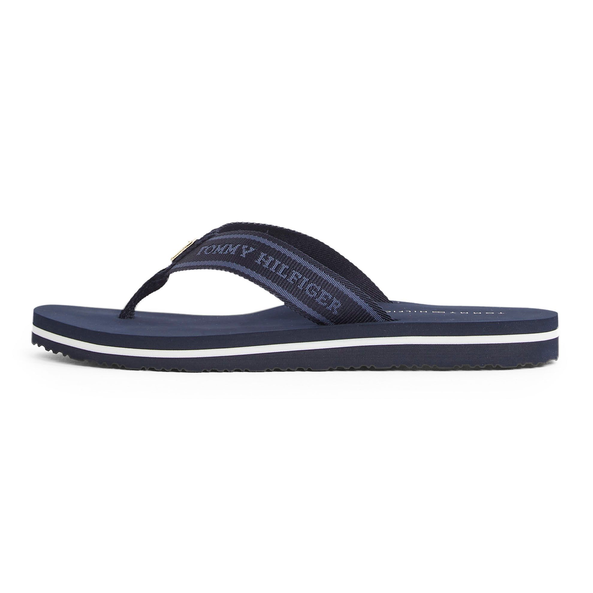 Tommy Hilfiger Webbing Pool Logo Slippers Damen