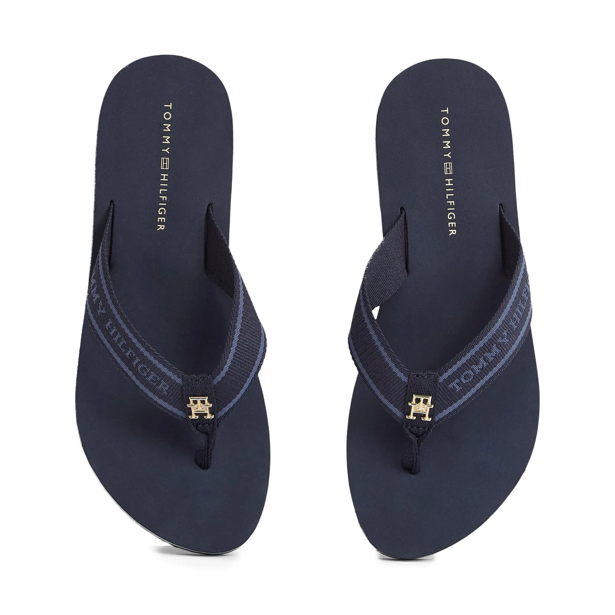 Tommy Hilfiger Webbing Pool Logo Slippers Damen