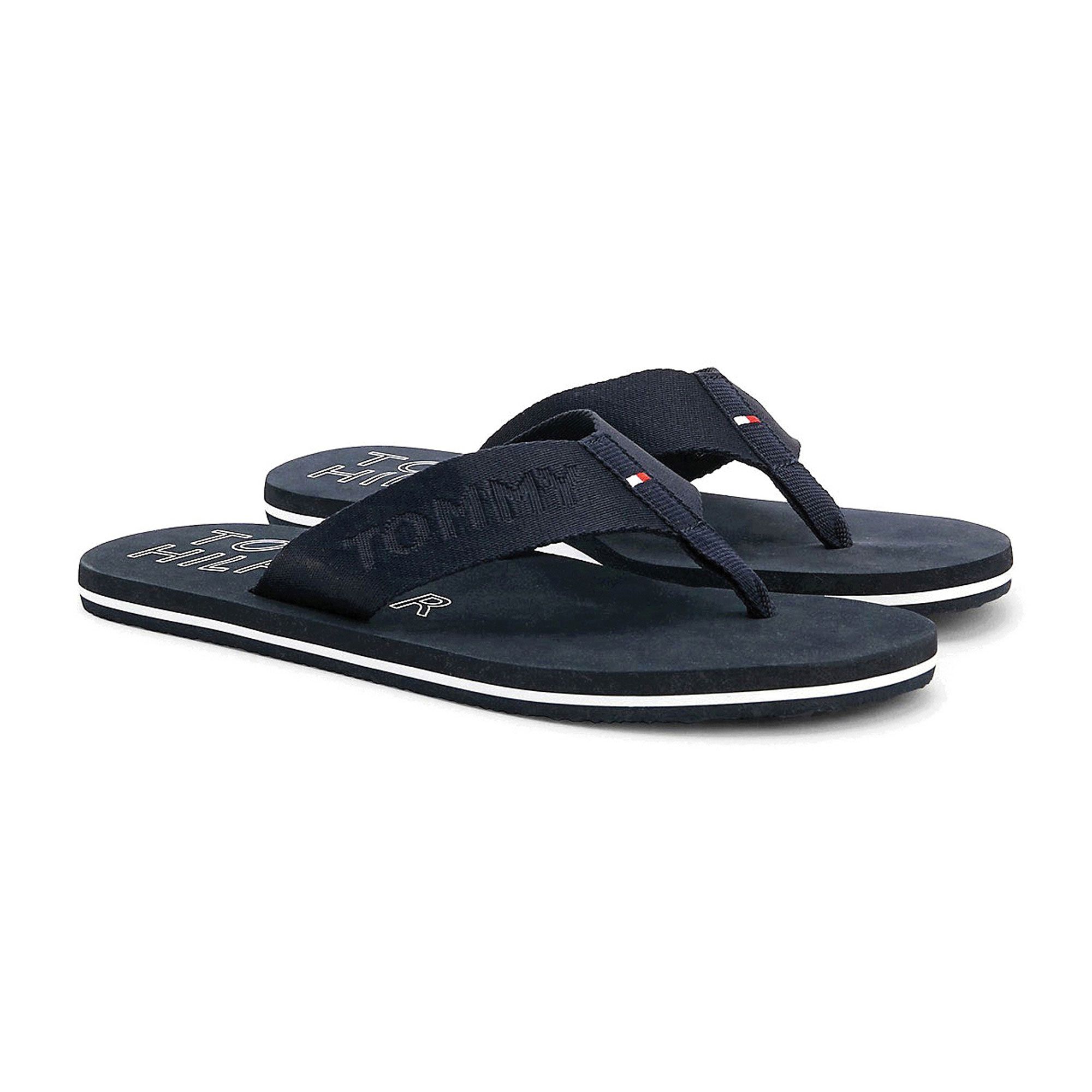 Tommy Hilfiger Logo Webbing Teenslippers Heren