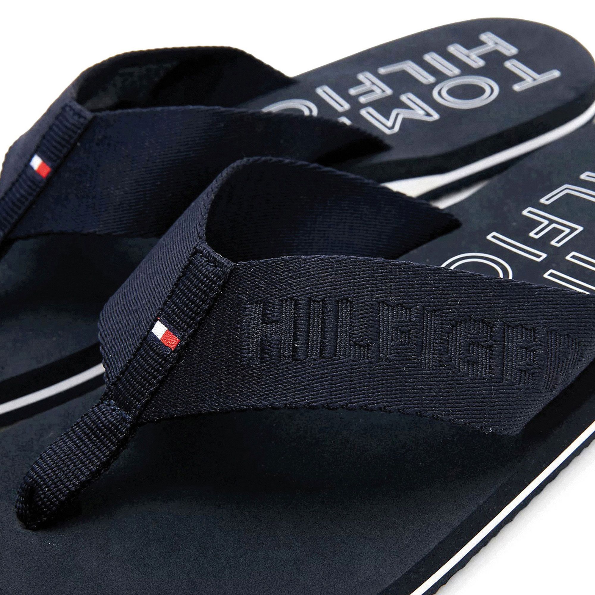Tommy Hilfiger Logo Webbing Teenslippers Heren