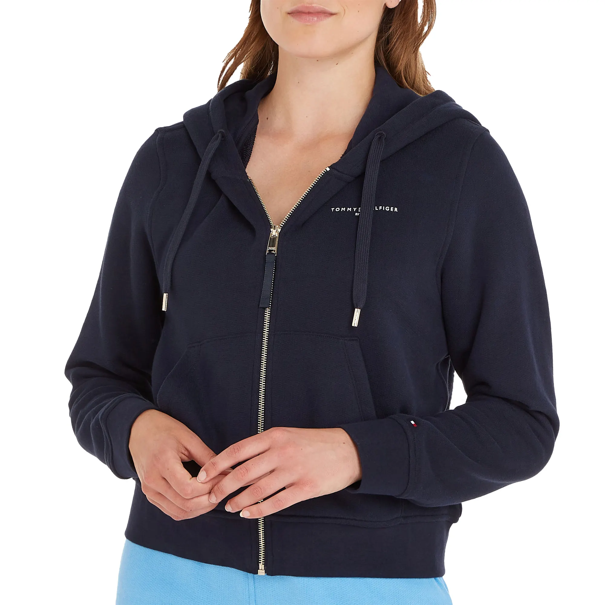 Tommy Hilfiger 1985 Regular Mini Corp Zip Sweatvest Dames