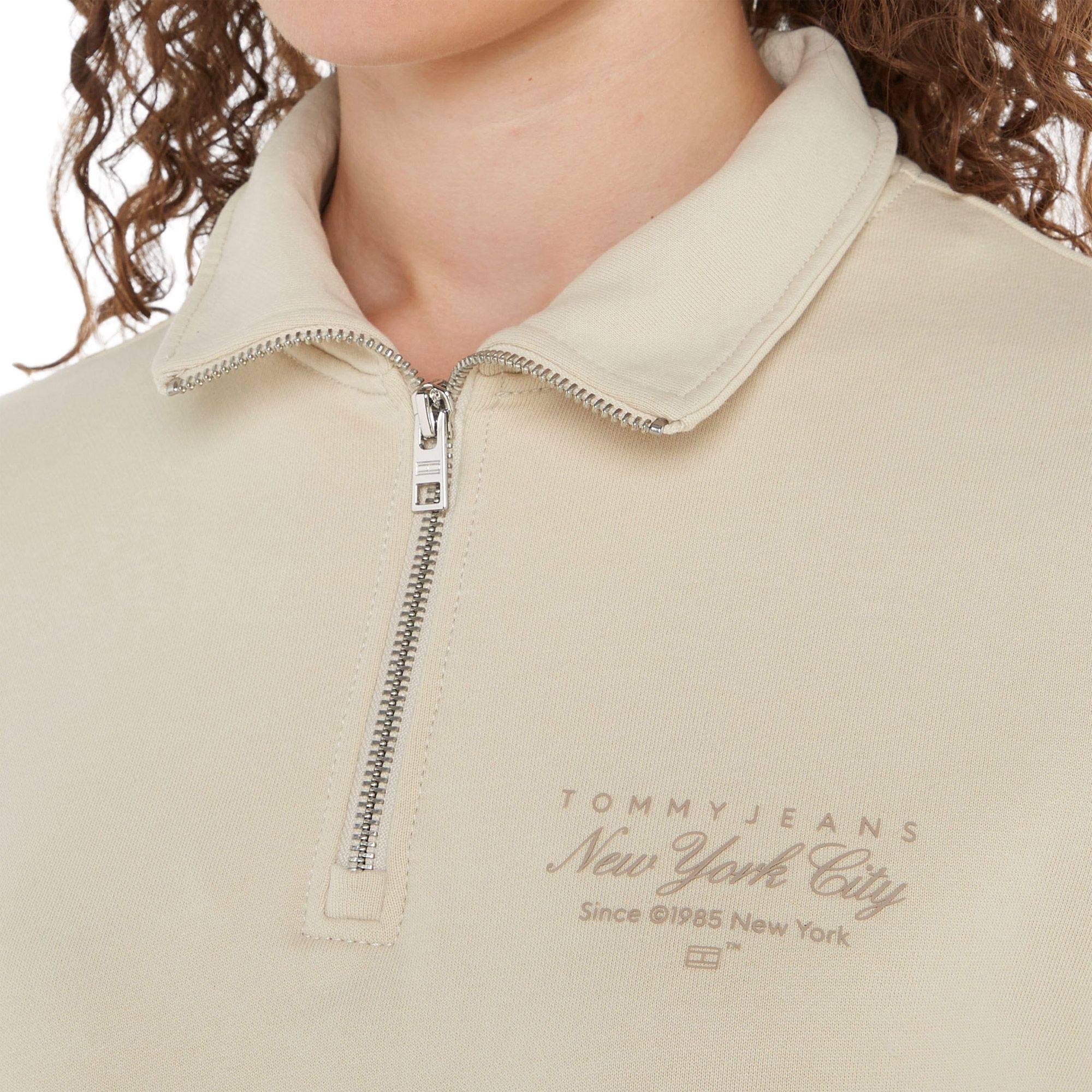 Tommy Hilfiger Regular Lala 1/4 Zip Sweater Dames