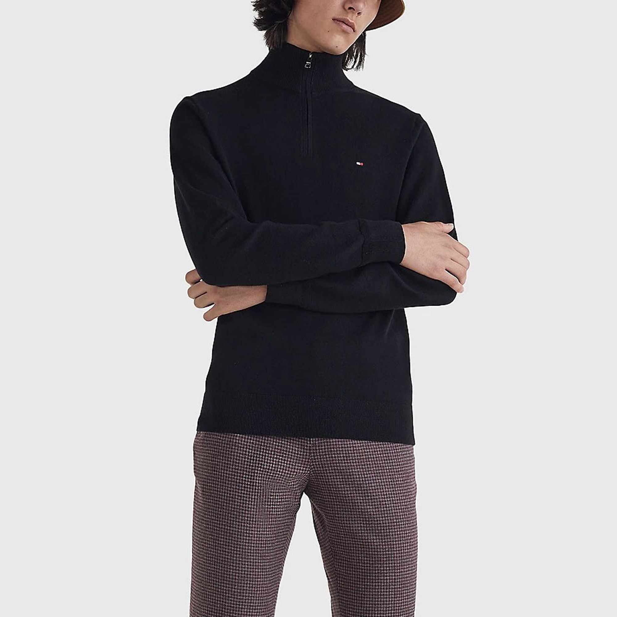Tommy Hilfiger Pima Cotton Cashmere Sweater Heren