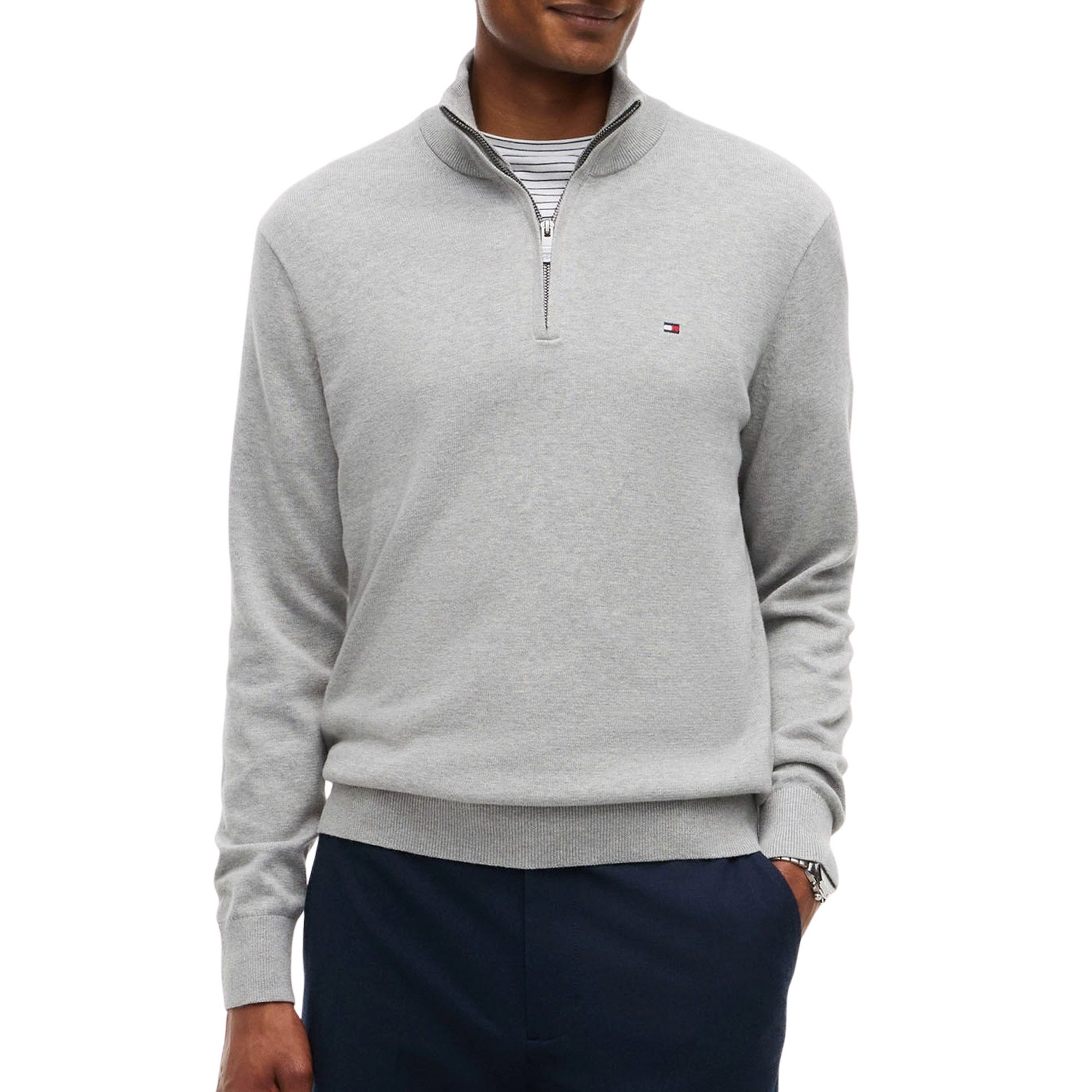Tommy Hilfiger Pima Cotton Cashmere Sweater Heren