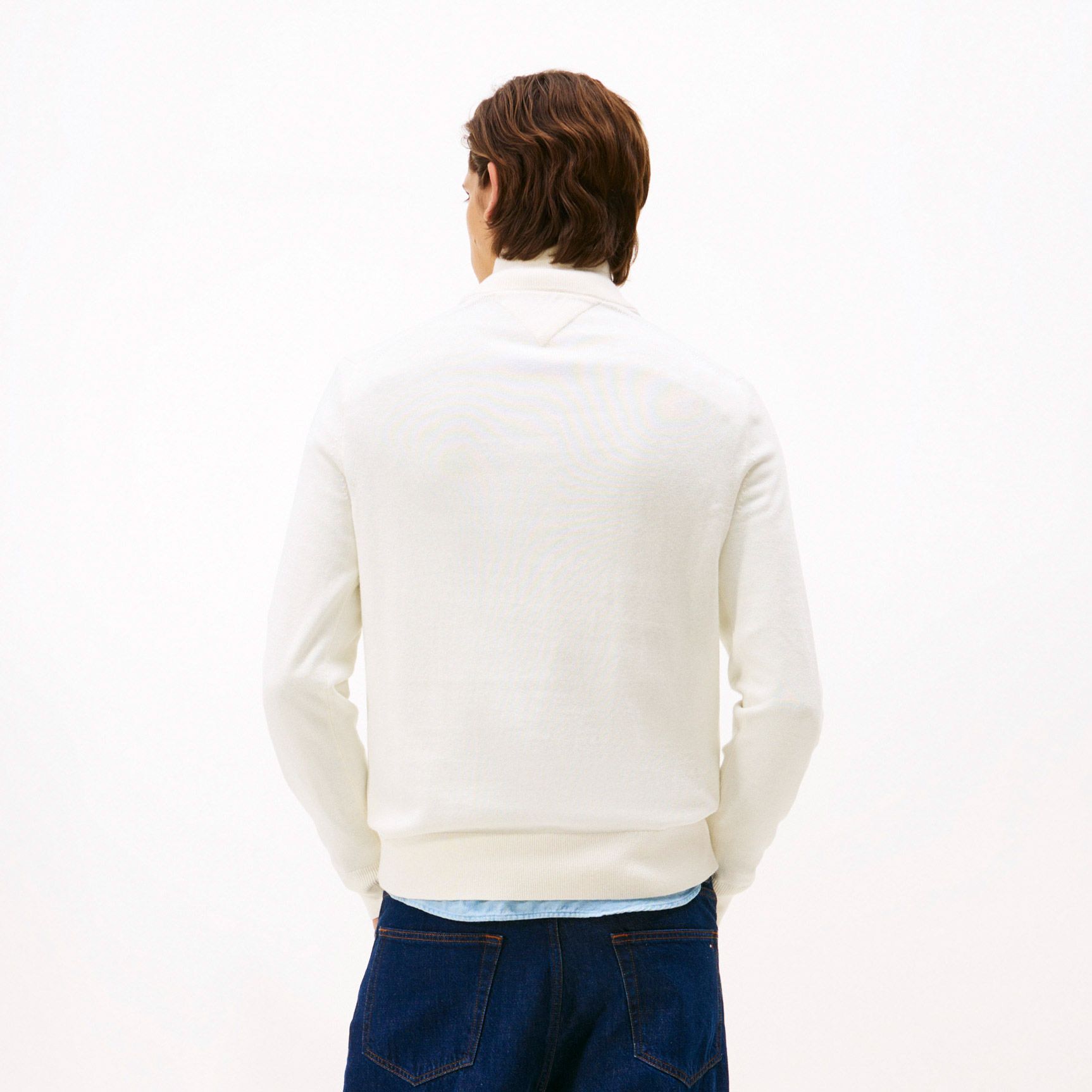 Tommy Hilfiger Pima Cotton Cashmere Sweater Heren