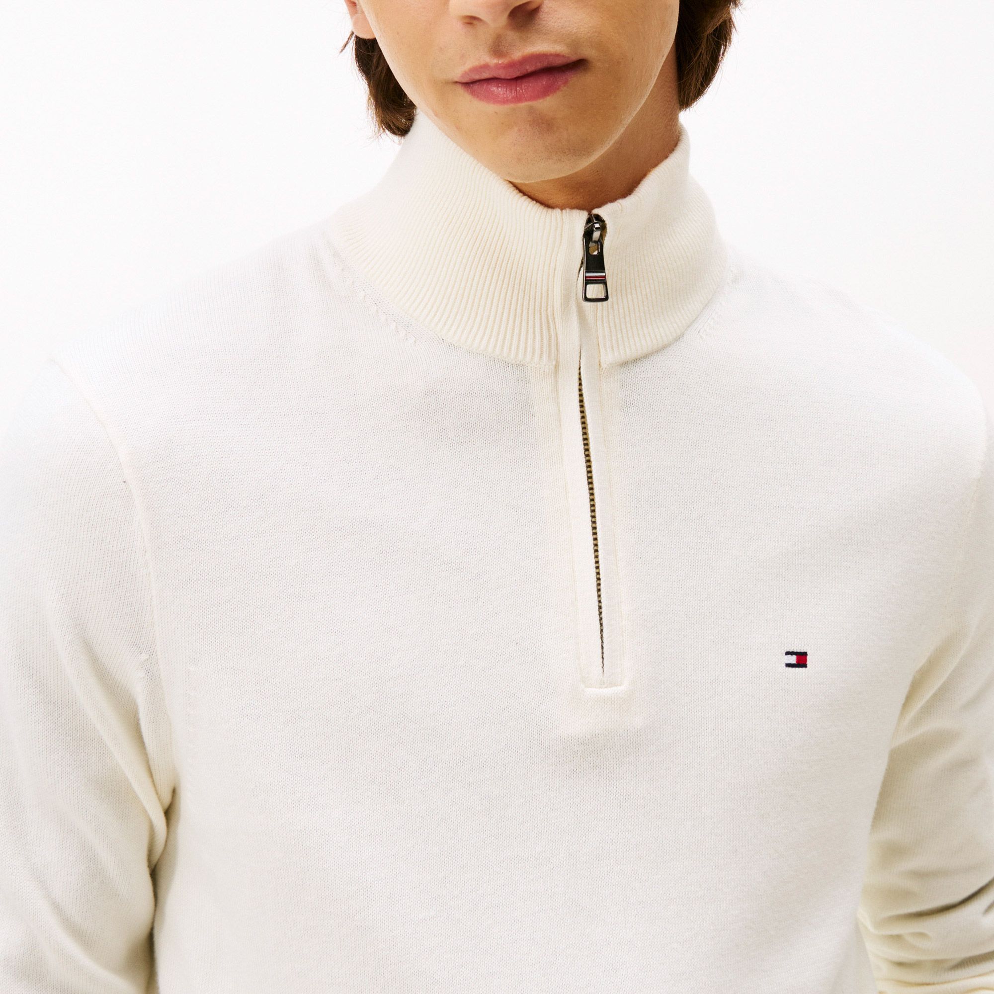 Tommy Hilfiger Pima Cotton Cashmere Sweater Heren