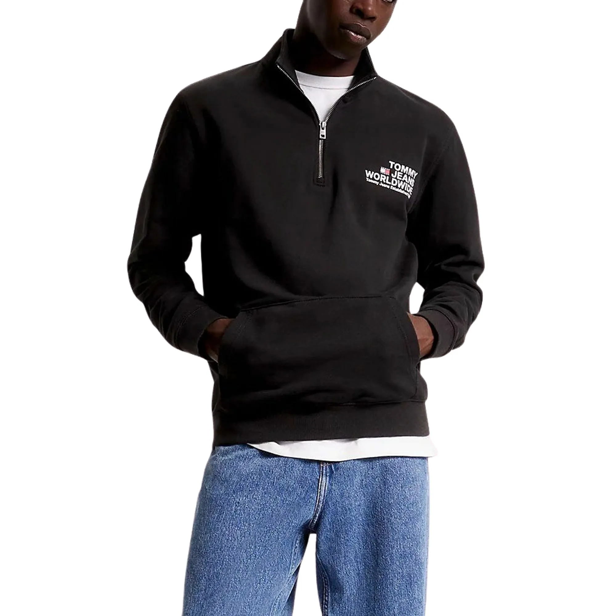Tommy Hilfiger Regular Entry Graphic Half-Zip Sweater Heren
