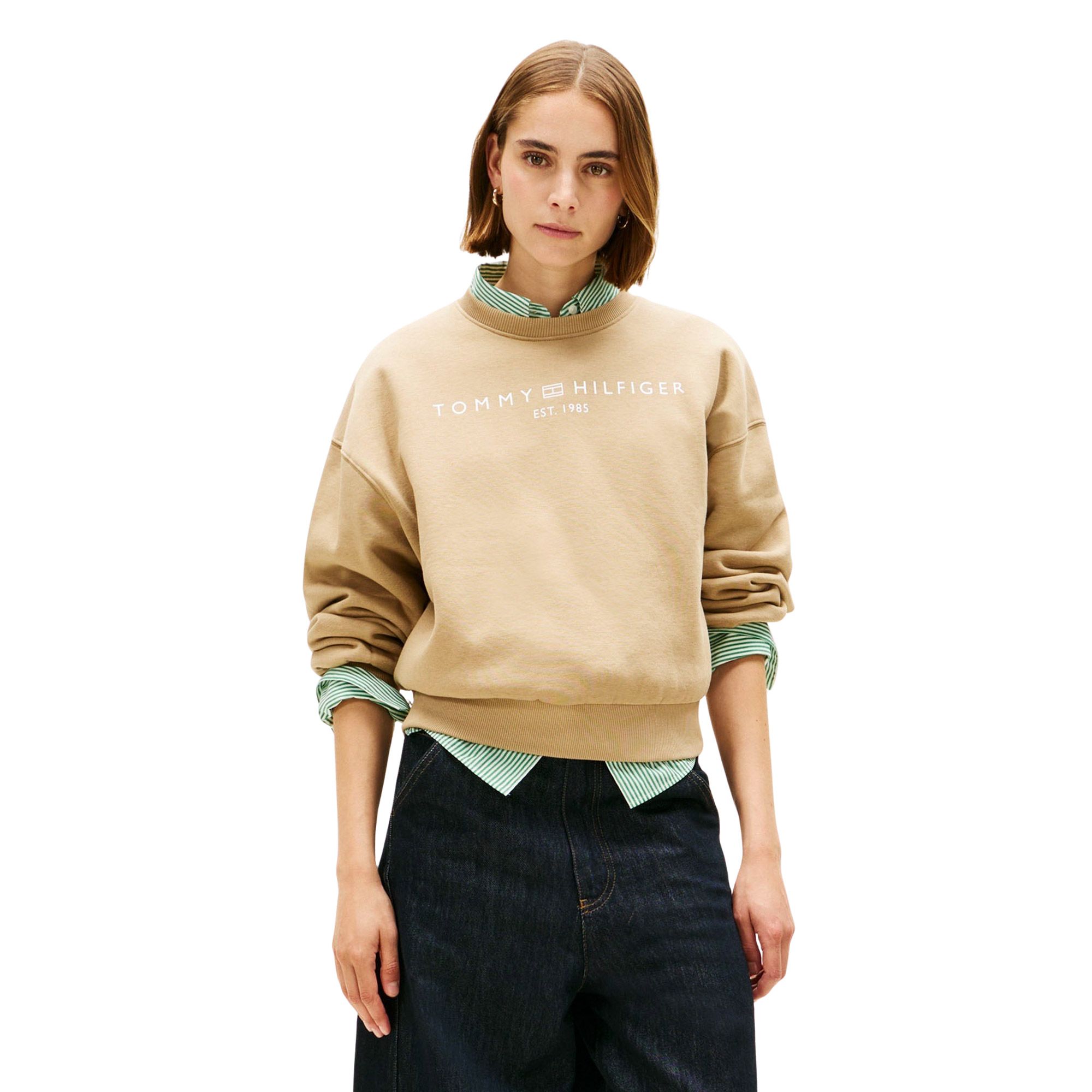 Tommy Hilfiger Corp Logo Modern Sweater Dames