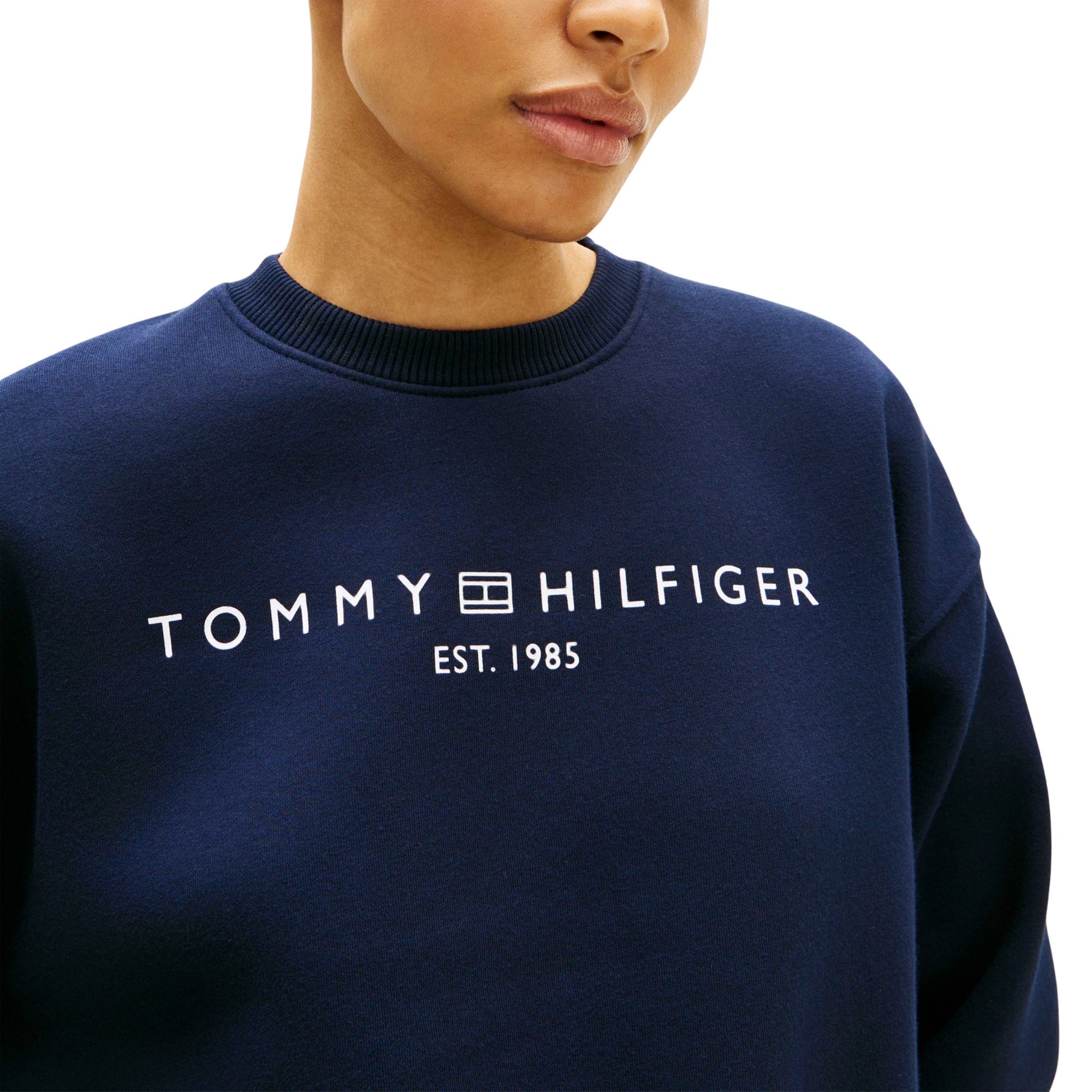 Tommy Hilfiger Corp Logo Modern Sweater Dames