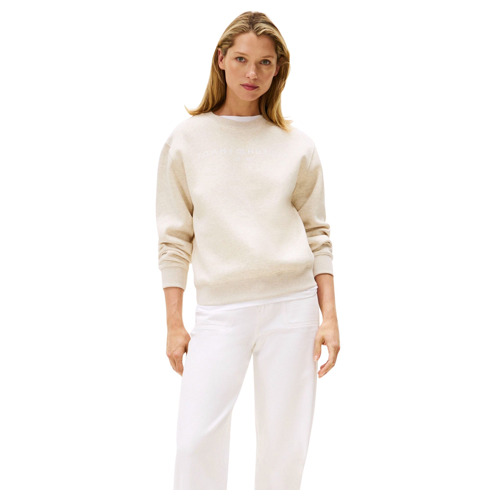 Tommy Hilfiger MDRN Regular Corp Logo Crew Sweater Dames