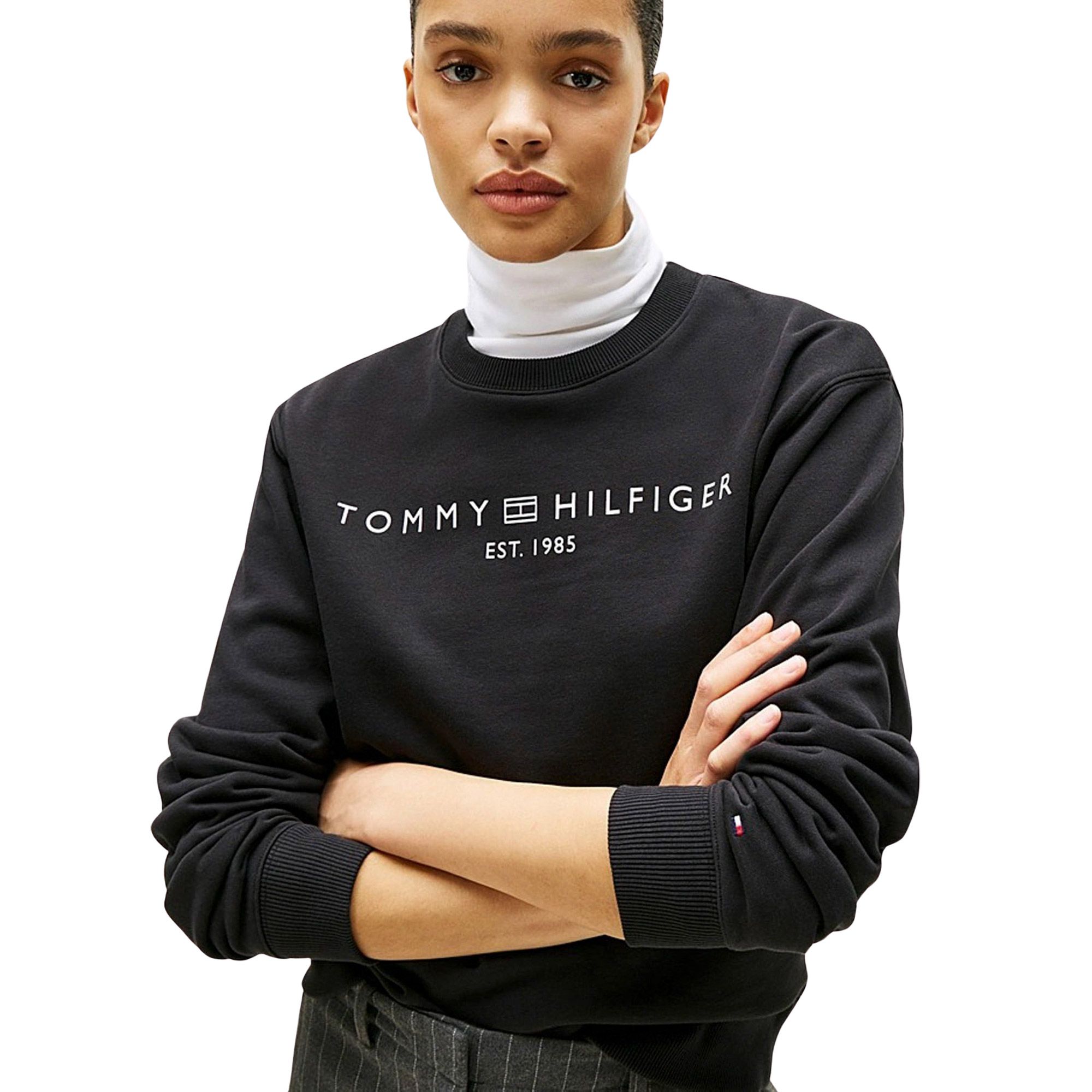 Tommy Hilfiger MDRN Regular Corp Logo Crew Sweater Dames