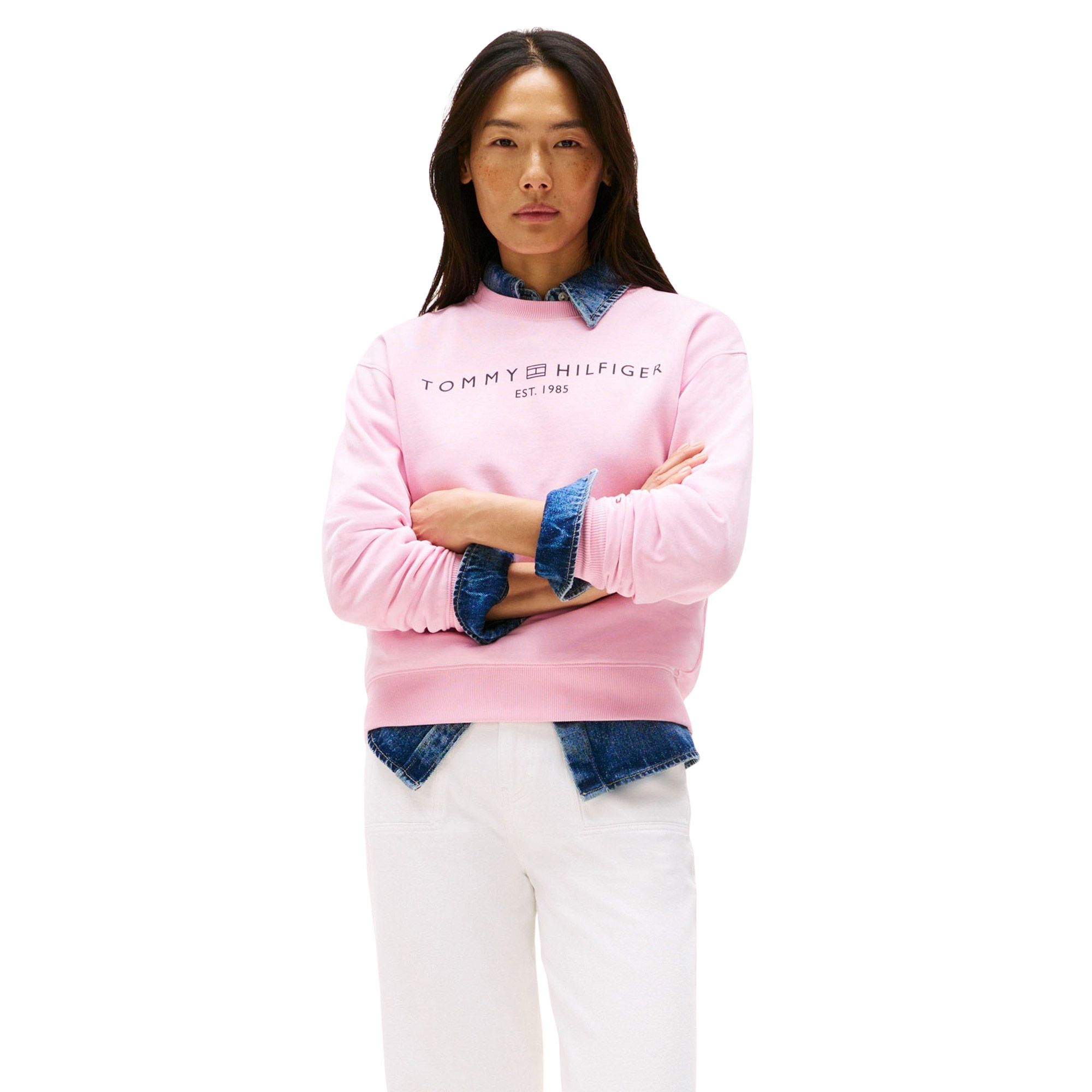 Pull Tommy Hilfiger MDRN Regular Corp Logo Crew Femmes