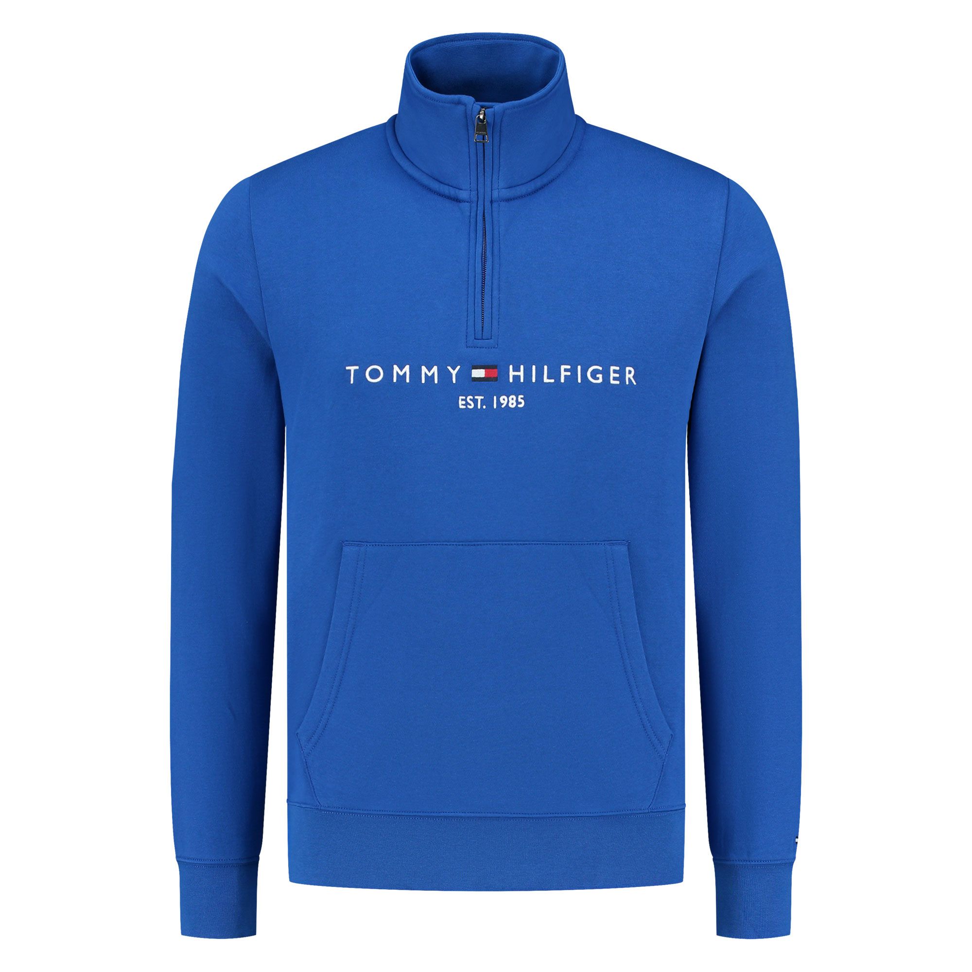 Tommy Hilfiger Logo Mock Neck Sweater Heren