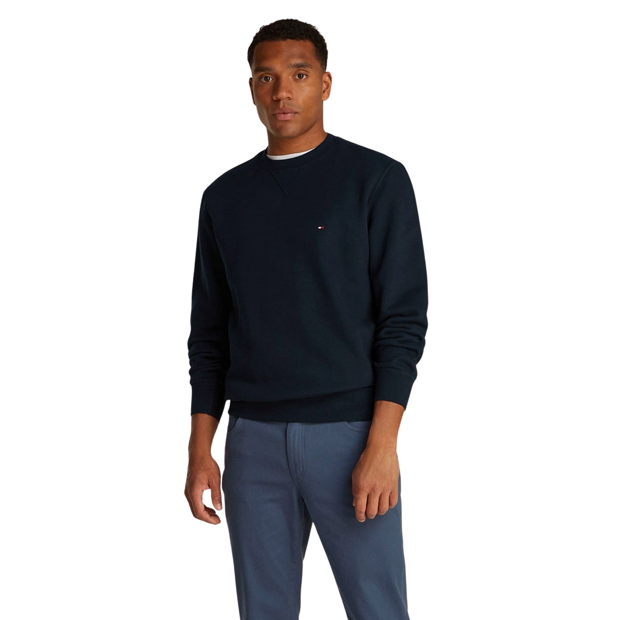 Tommy Hilfiger Essential Fleece Crew Sweater Heren