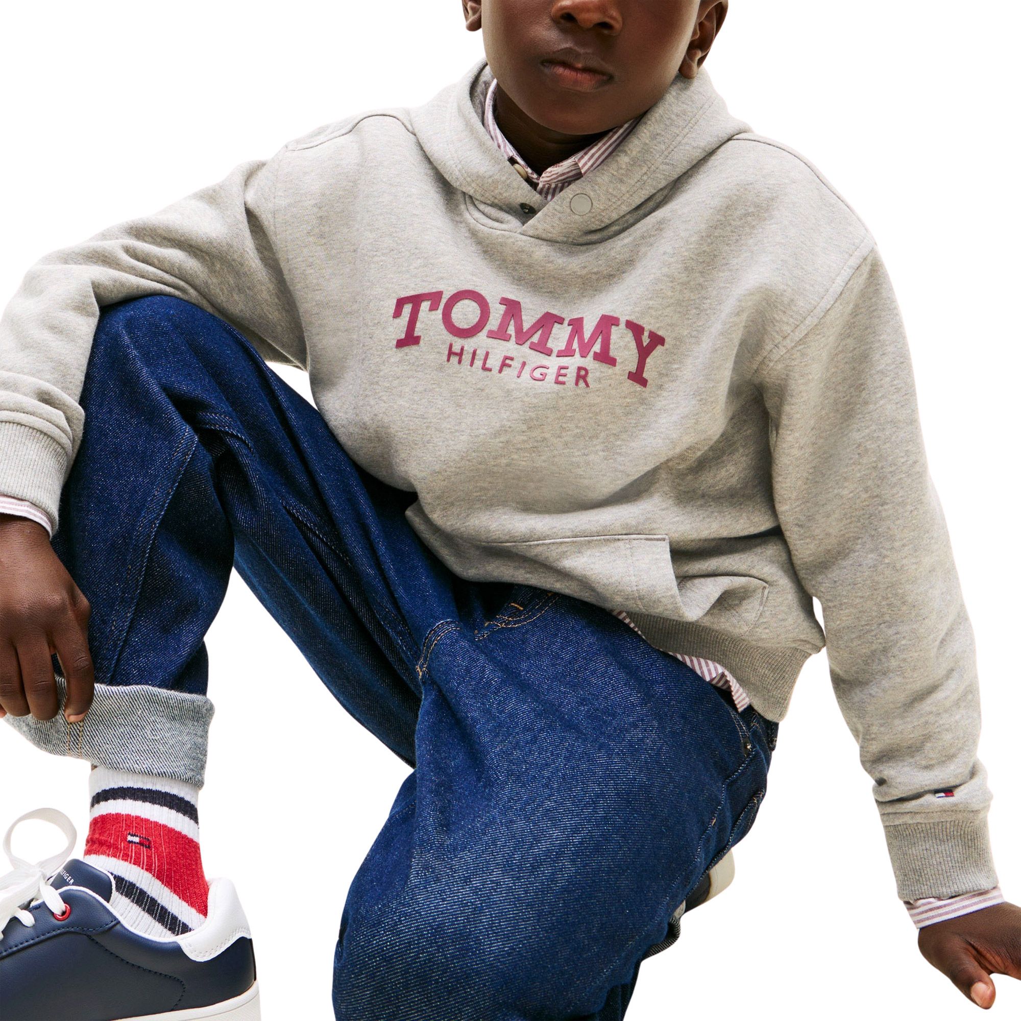 Tommy Hilfiger Monotype Print Hoodie Junior