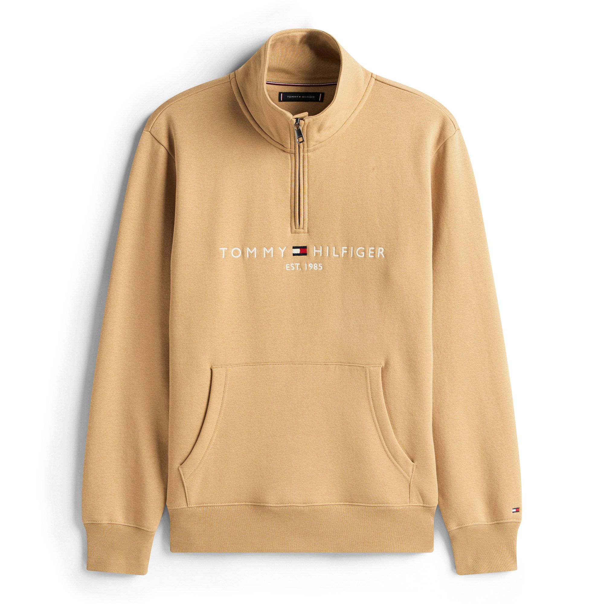 Tommy Hilfiger Logo Mock Neck Pullover Herren