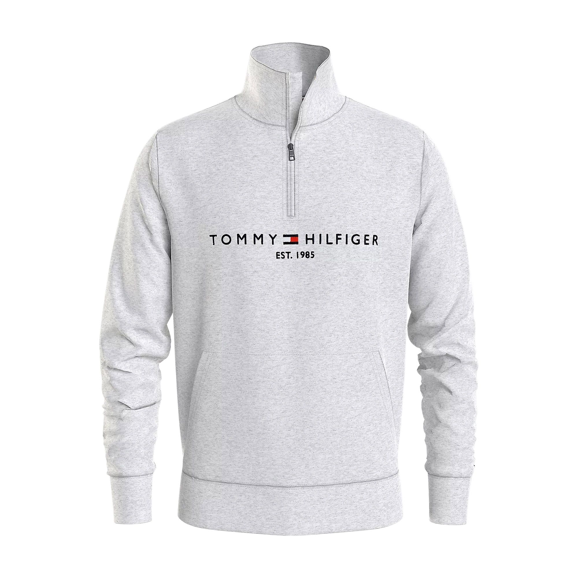 Tommy Hilfiger Logo Mock Neck Sweater Heren