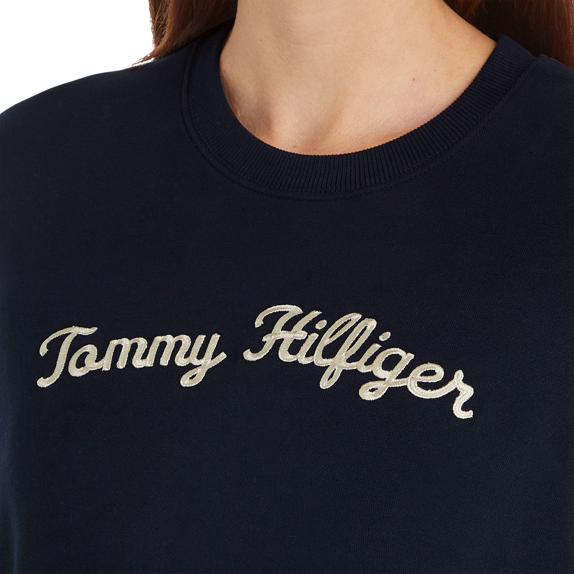 Tommy Hilfiger MDRN Regular Script Logo Crew Sweater Dames