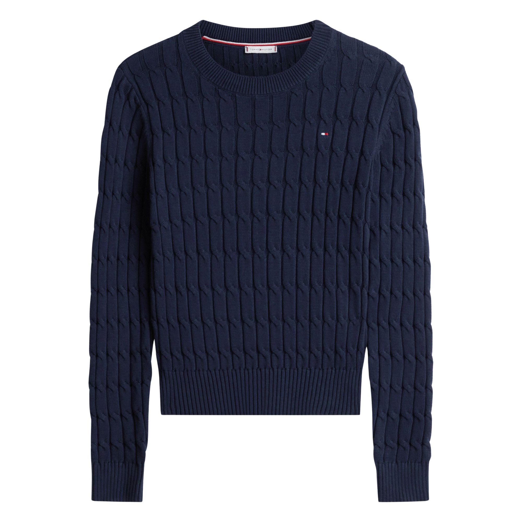 Tommy Hilfiger Co Cable Crew Sweater Dames