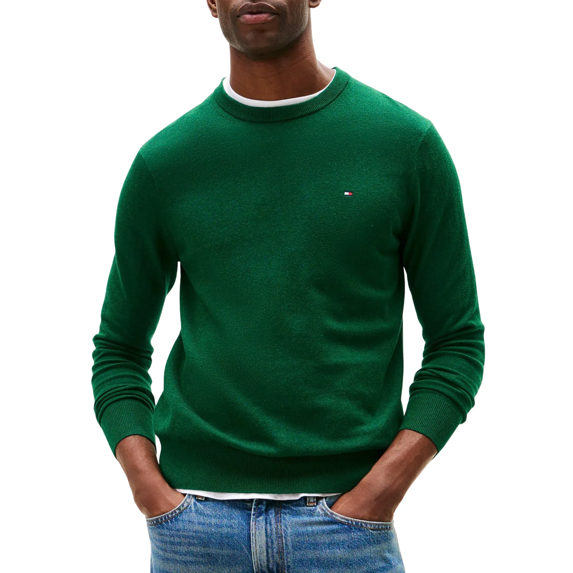 Tommy Hilfiger Pima Cotton Cashmere Sweater Heren