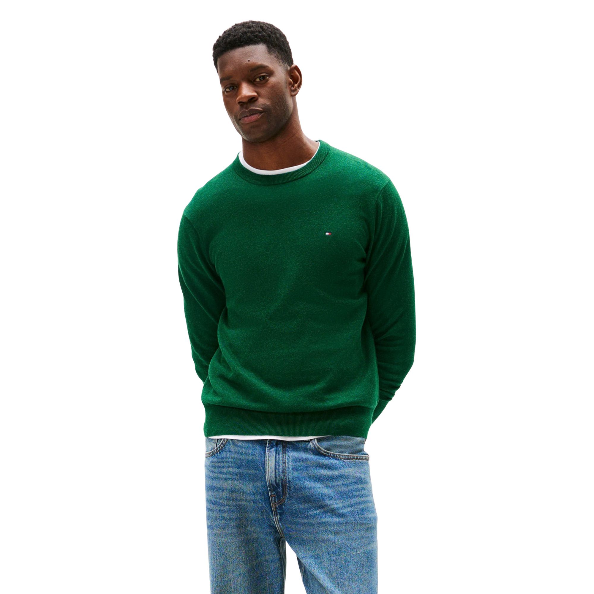 Tommy Hilfiger Pima Cotton Cashmere Sweater Heren