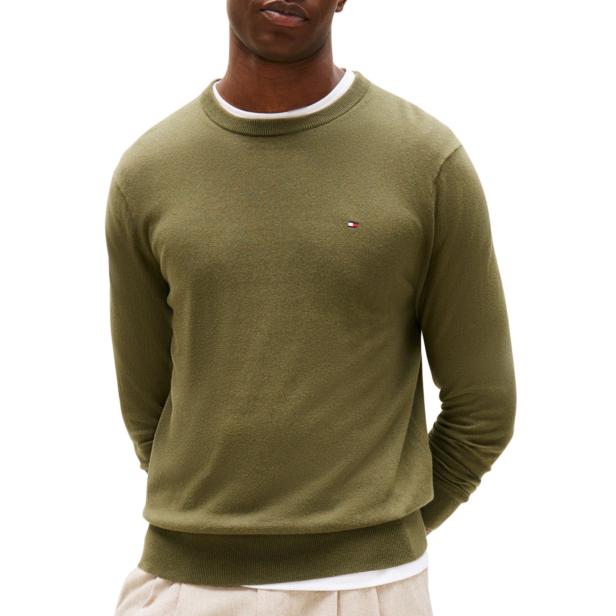 Pull Tommy Hilfiger Pima Coton Cachemire Hommes