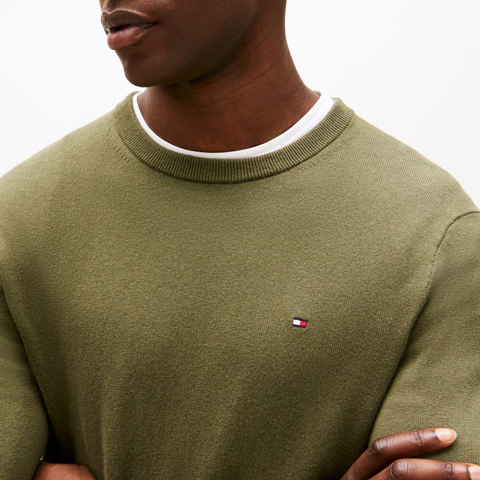 Pull Tommy Hilfiger Pima Coton Cachemire Hommes