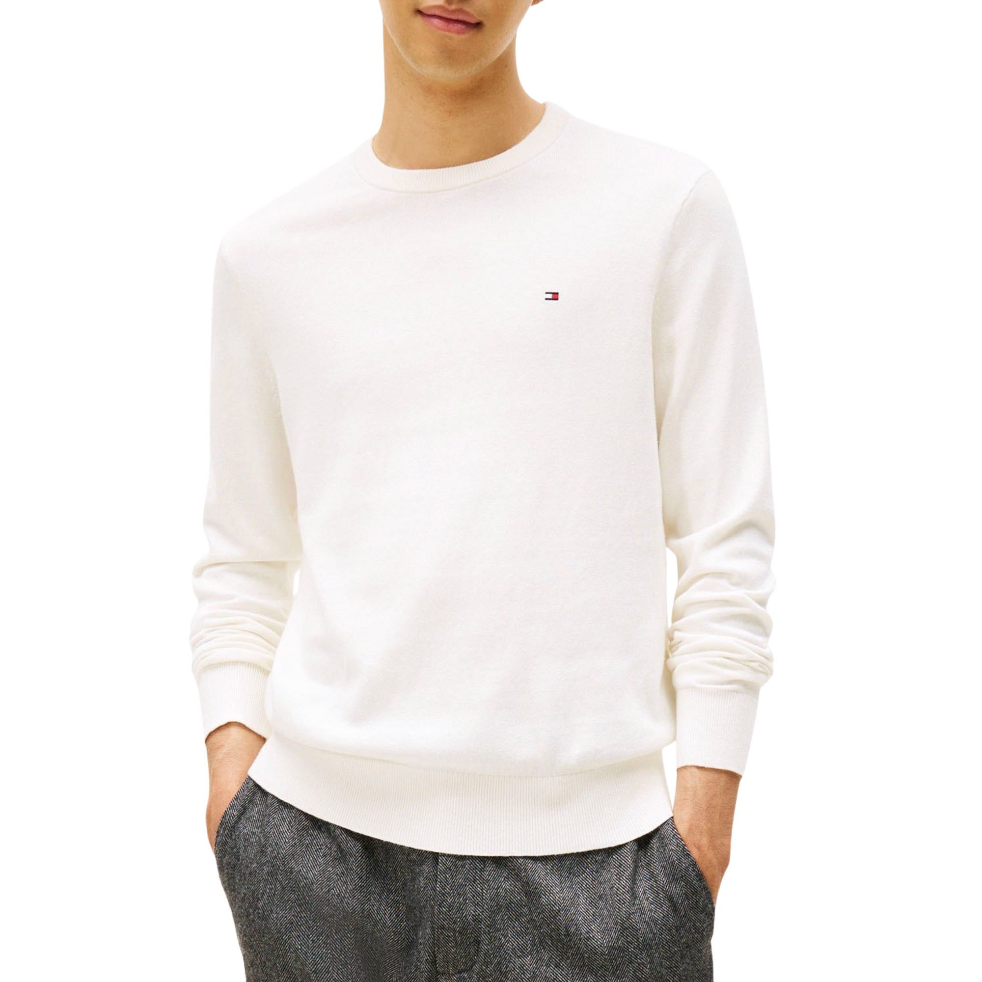 Pull Tommy Hilfiger Pima Coton Cachemire Hommes