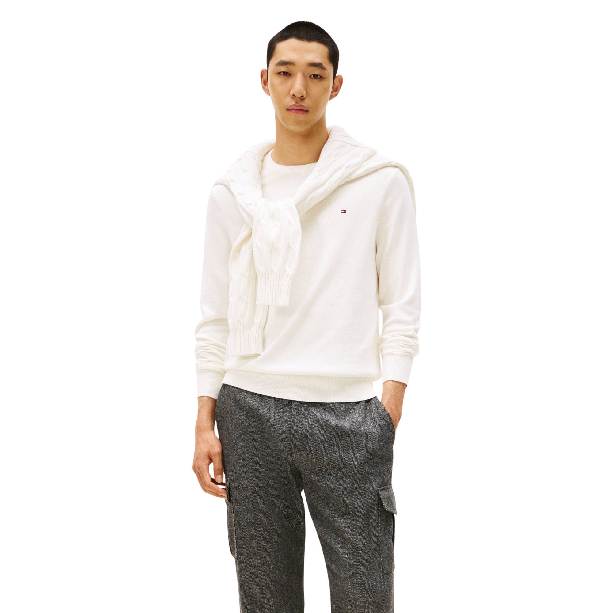 Pull Tommy Hilfiger Pima Coton Cachemire Hommes