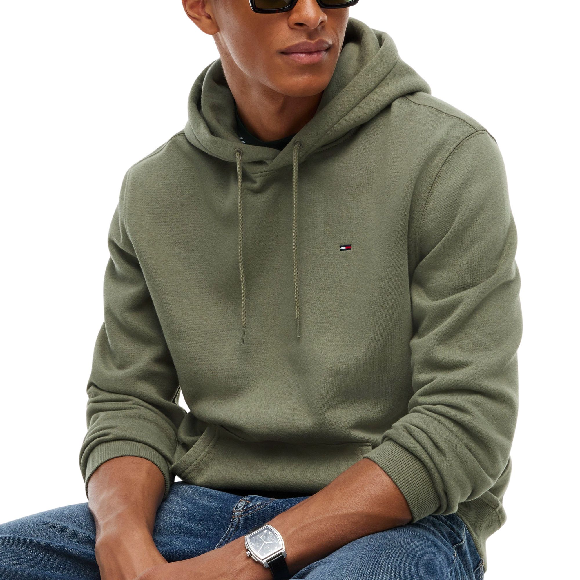 Tommy Hilfiger Regular Small Flag Kapuzenpullover Herren
