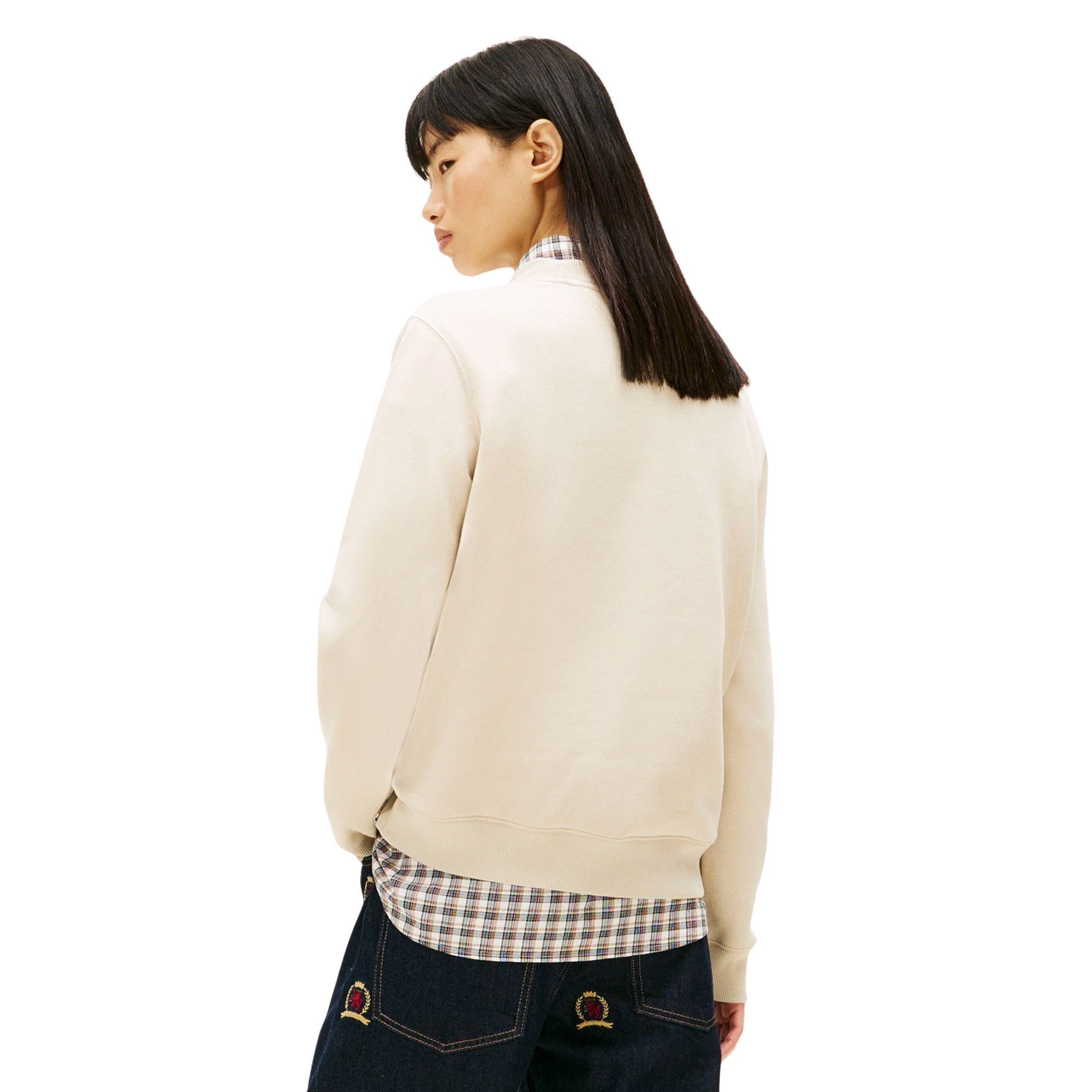 Tommy Hilfiger Regular Small Flag Logo Sweater Dames