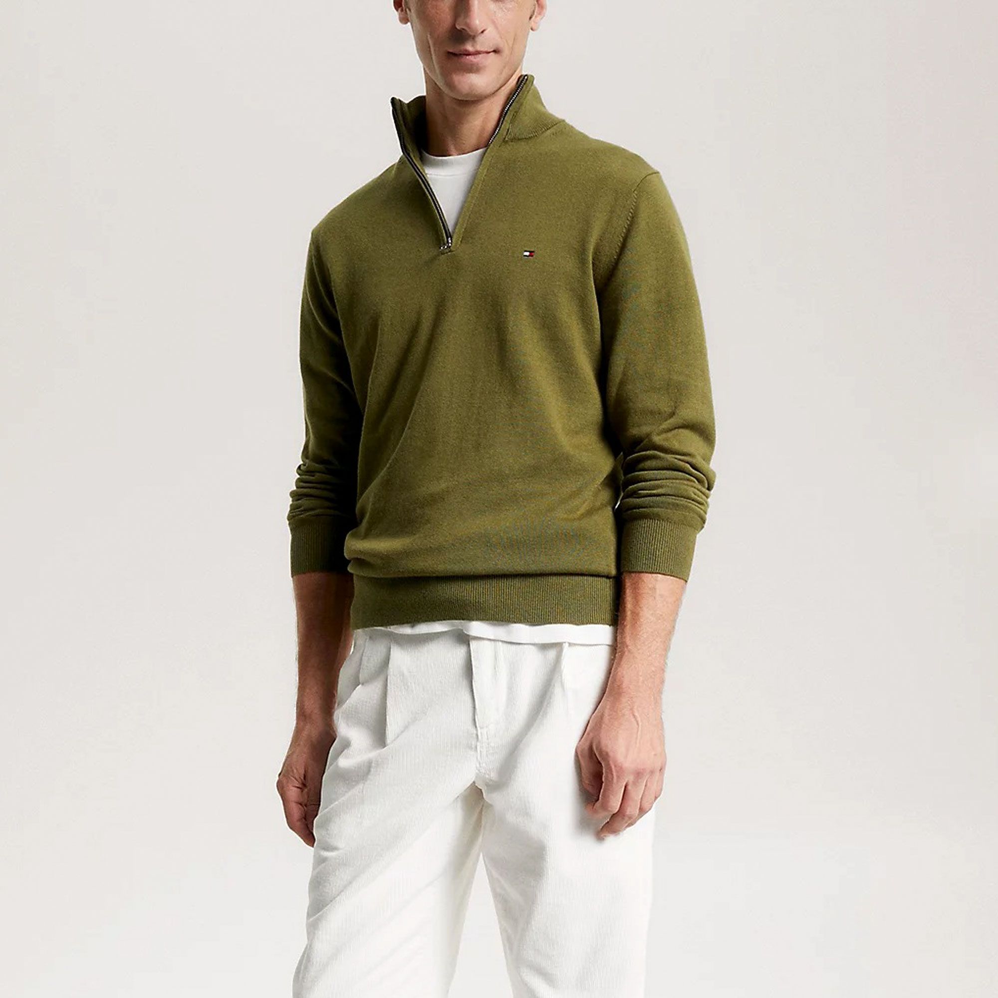 Tommy Hilfiger Pima Cotton Kaschmir Pullover Herren | Plutosport