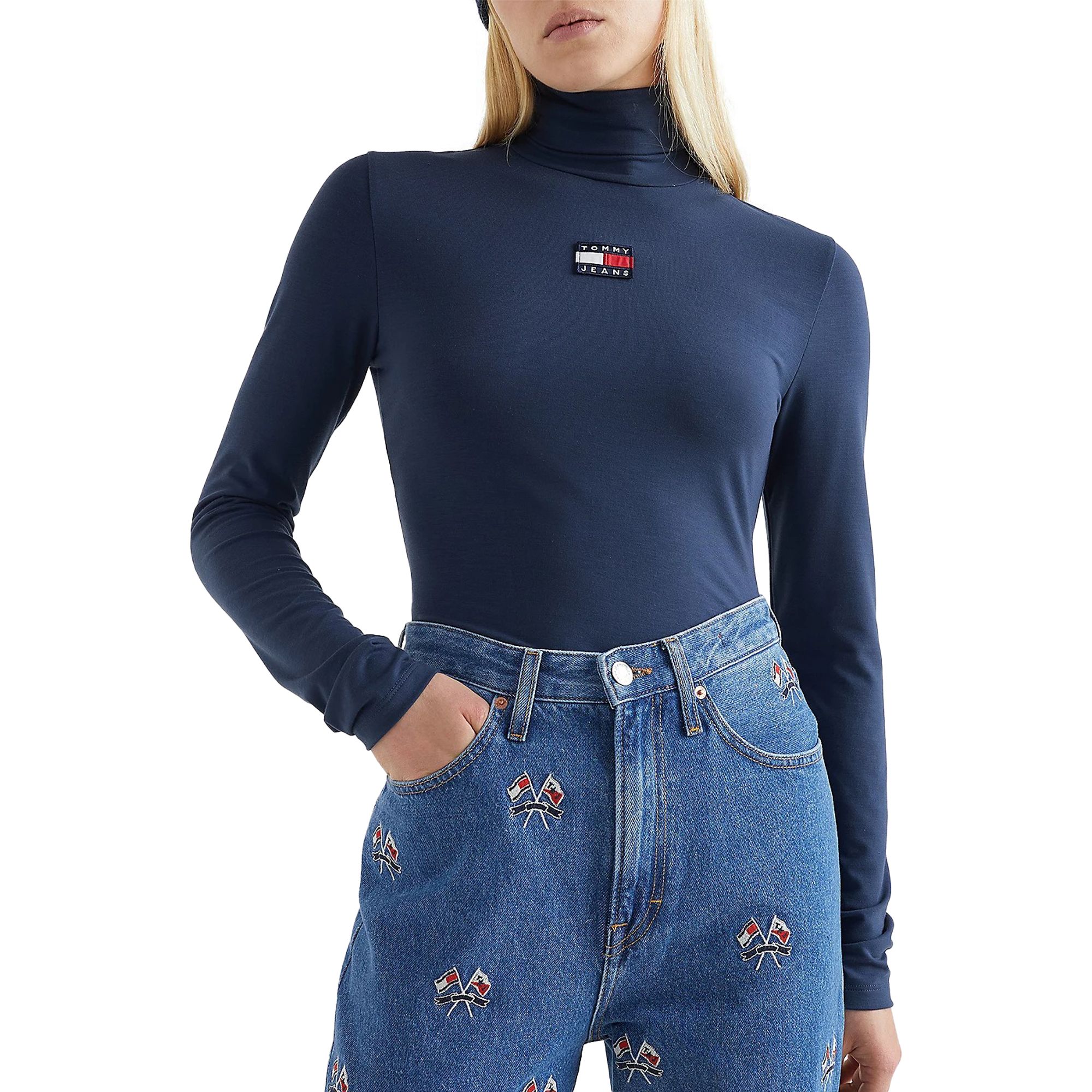 Tommy Hilfiger Slim Badge Sweater Dames